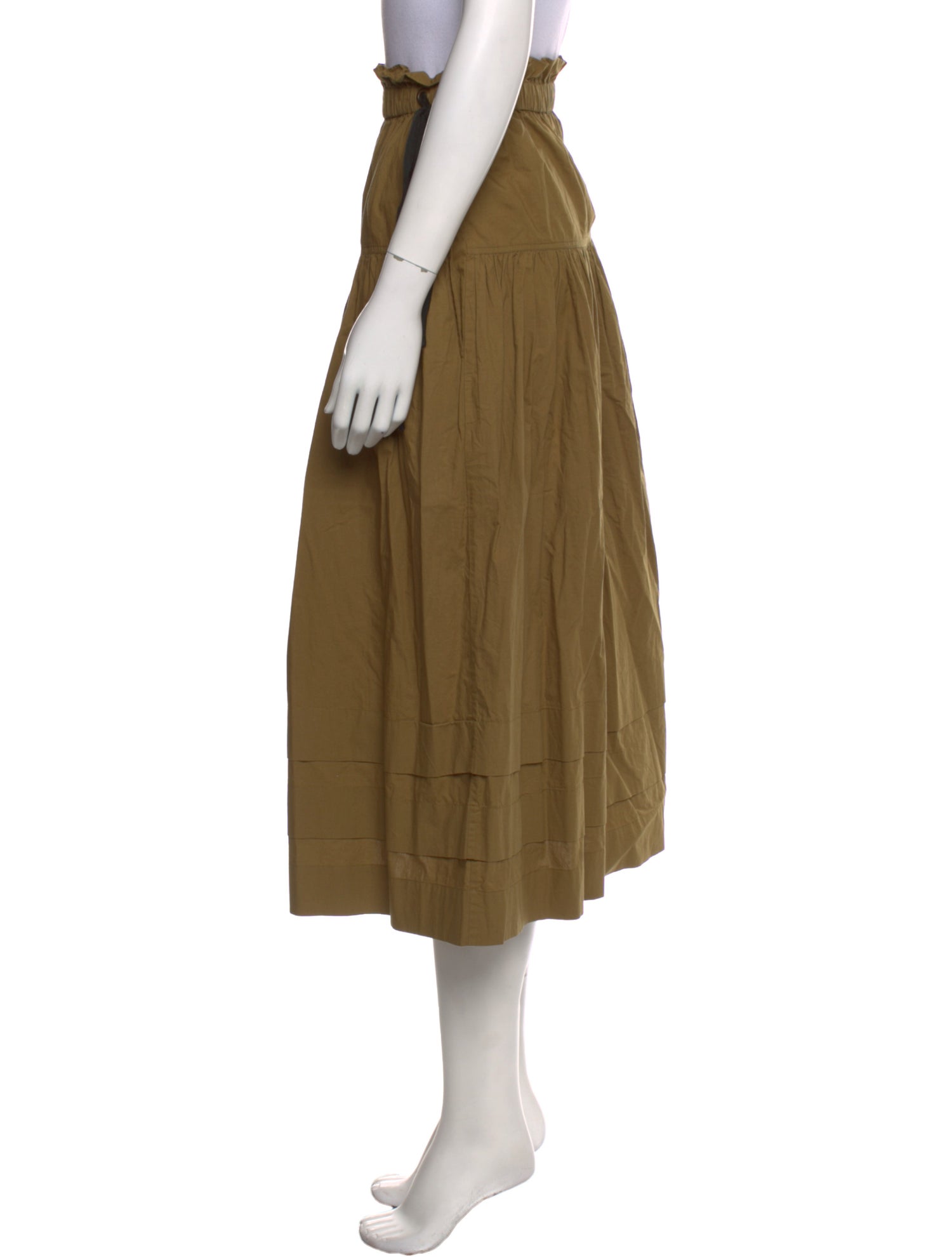 Ulla Johnson Bow Accents Midi Length Skirt