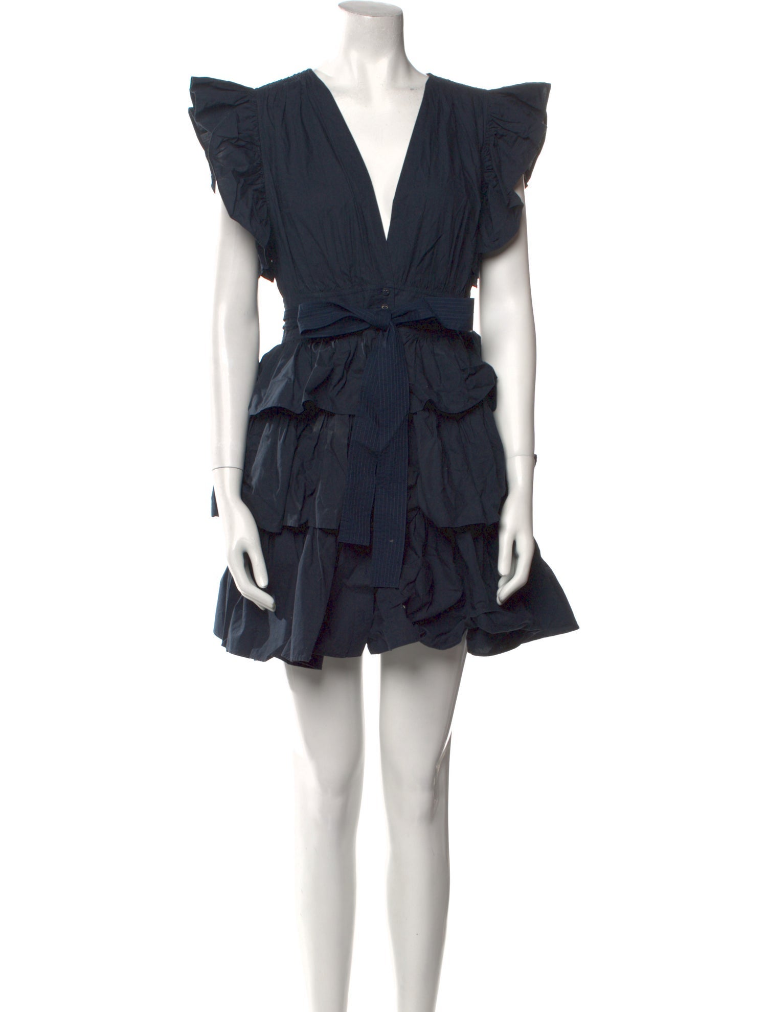 Ulla Johnson V-Neck Mini Dress