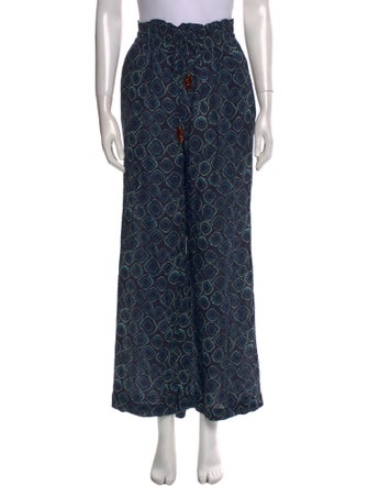 Ulla Johnson Printed Wide Leg Pants