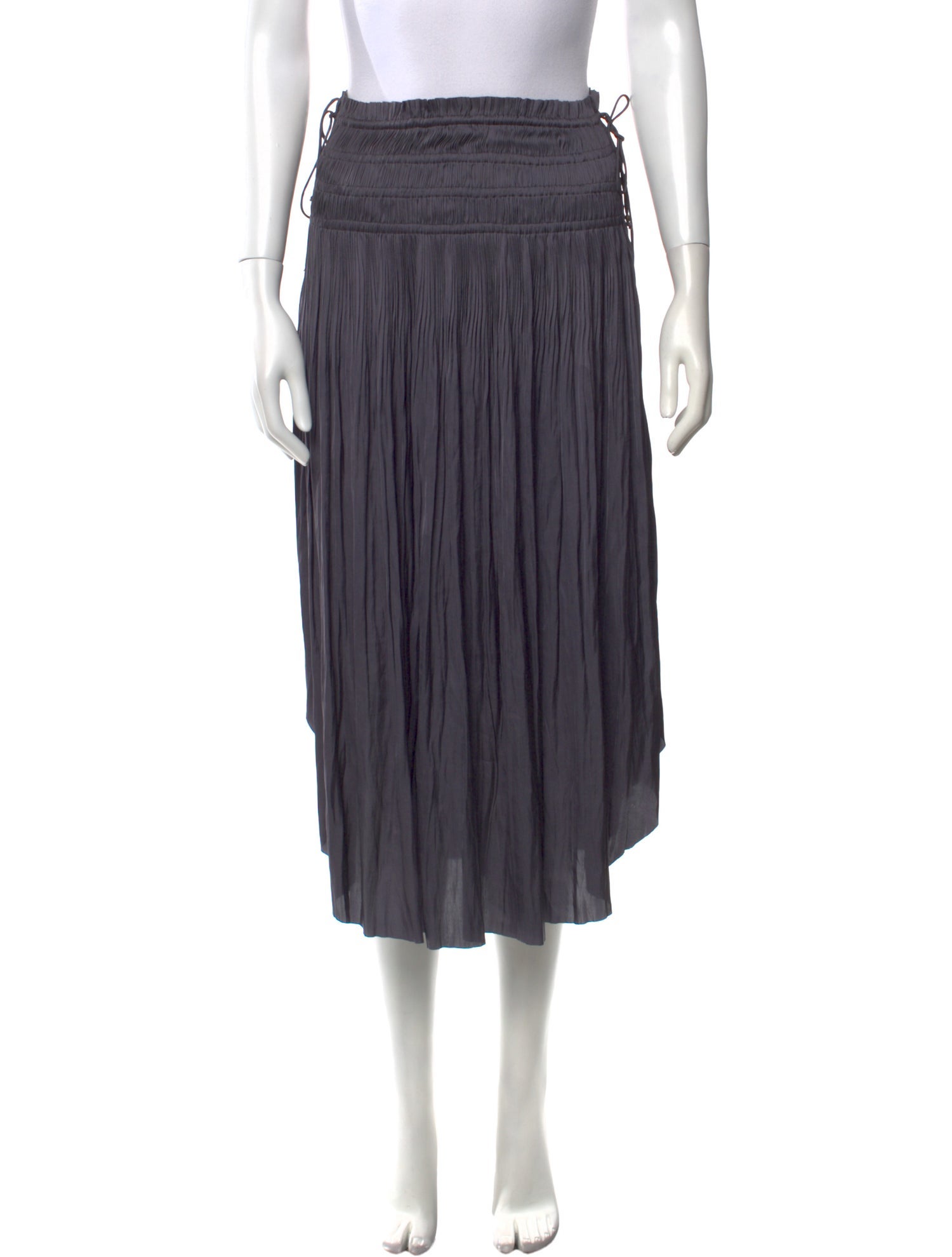 Ulla Johnson Pleated Accents Midi Length Skirt
