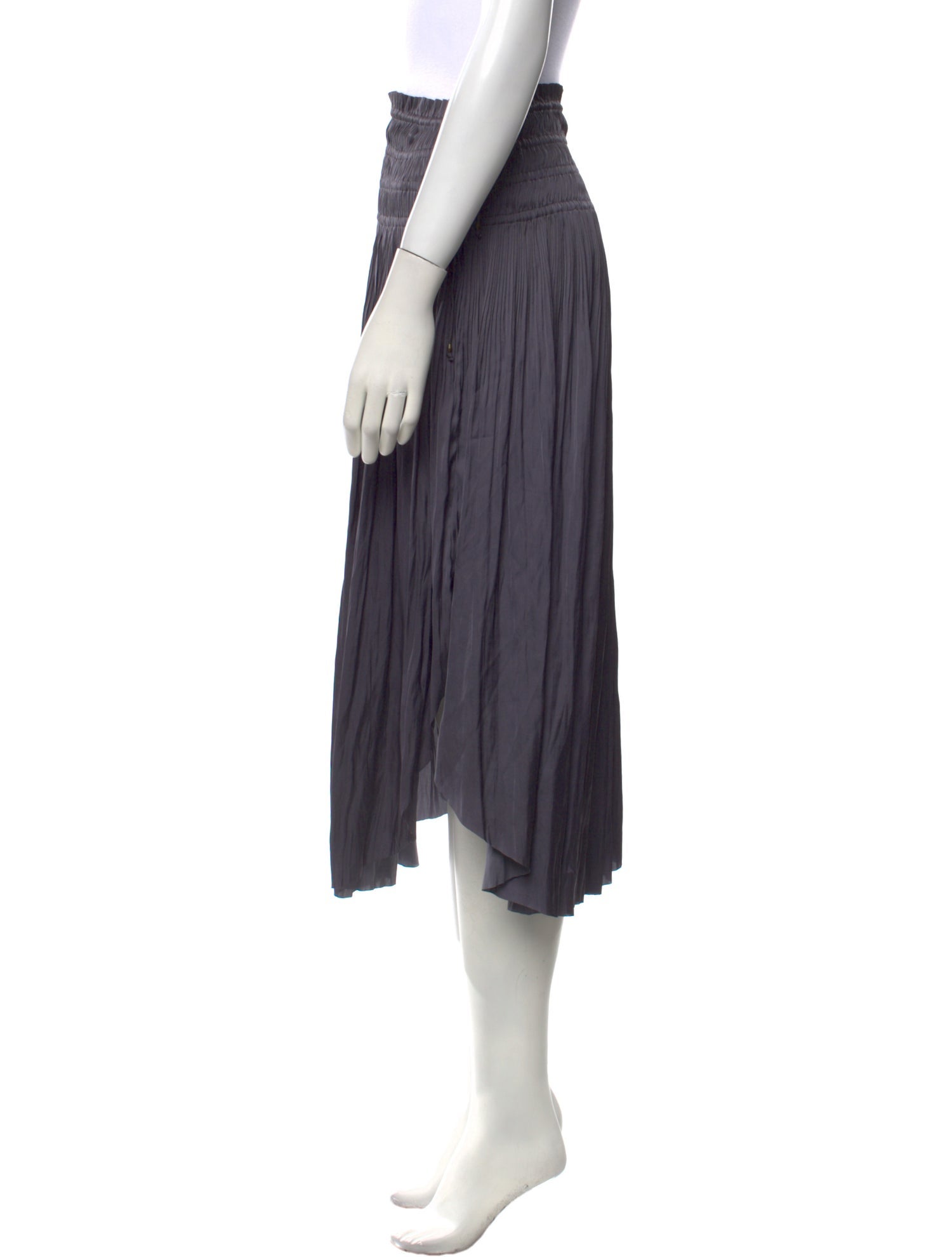 Ulla Johnson Pleated Accents Midi Length Skirt