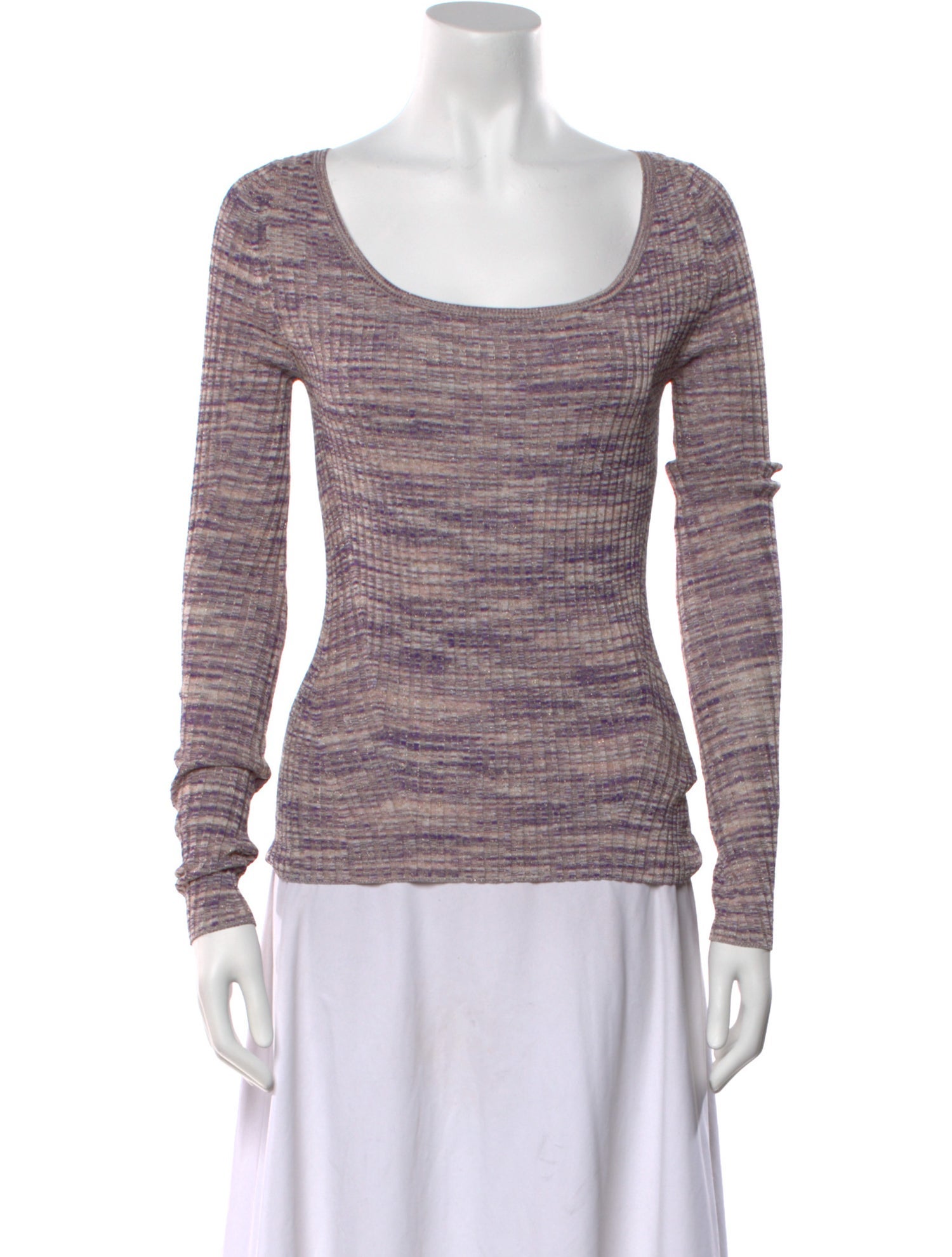 Ulla Johnson Striped Scoop Neck Sweater