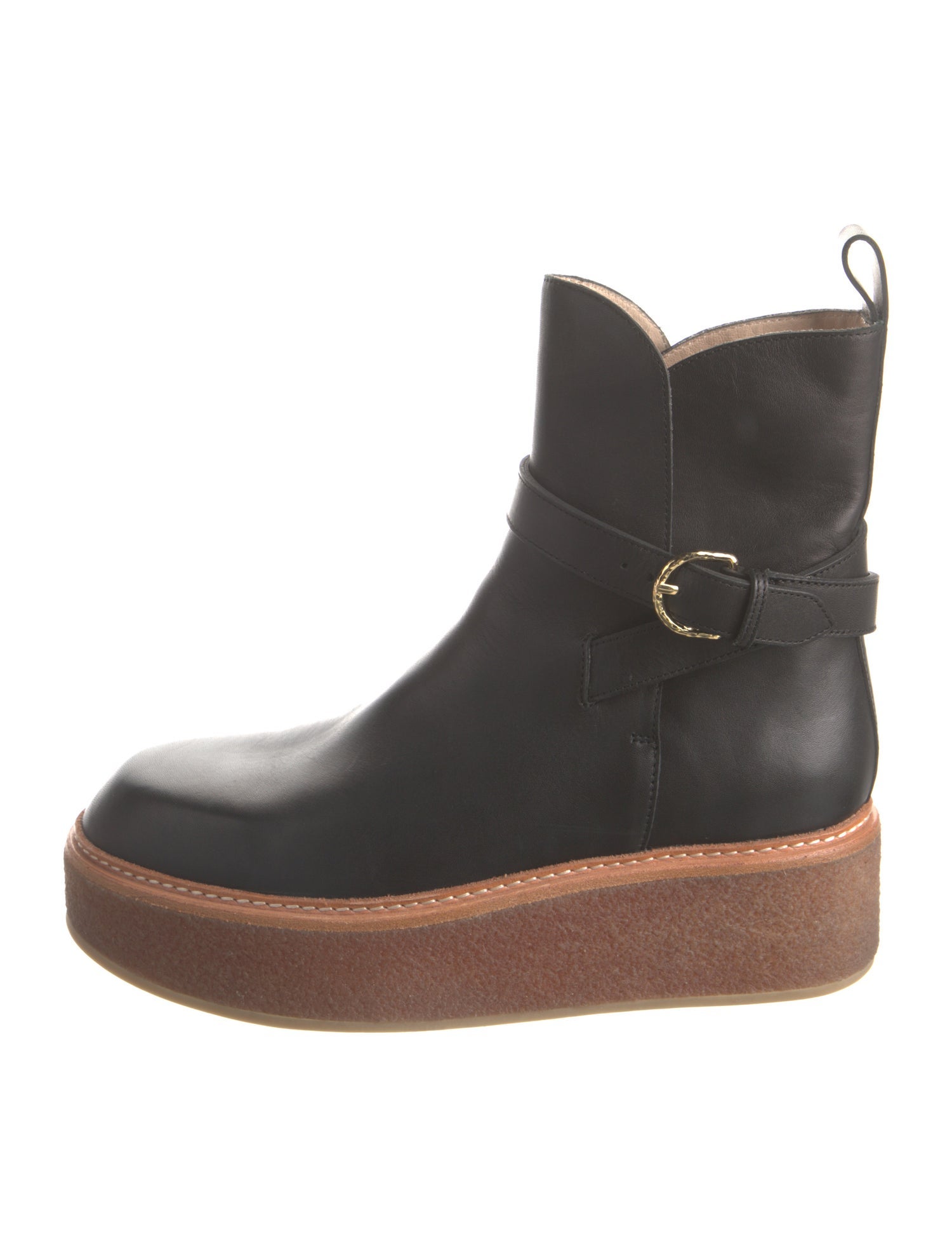 Ulla Johnson Leather Moto Boots
