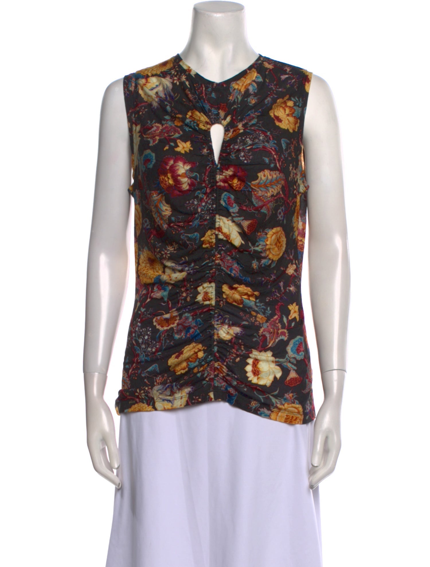 Ulla Johnson Printed Crew Neck Blouse w/ Tags