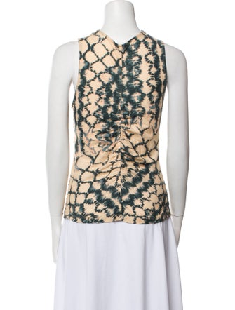 Ulla Johnson Printed Cowl Neck Top