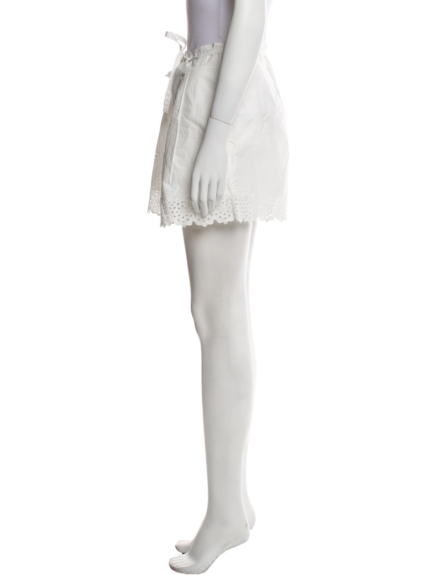 Ulla Johnson Embroidered Accent Mini Skirt