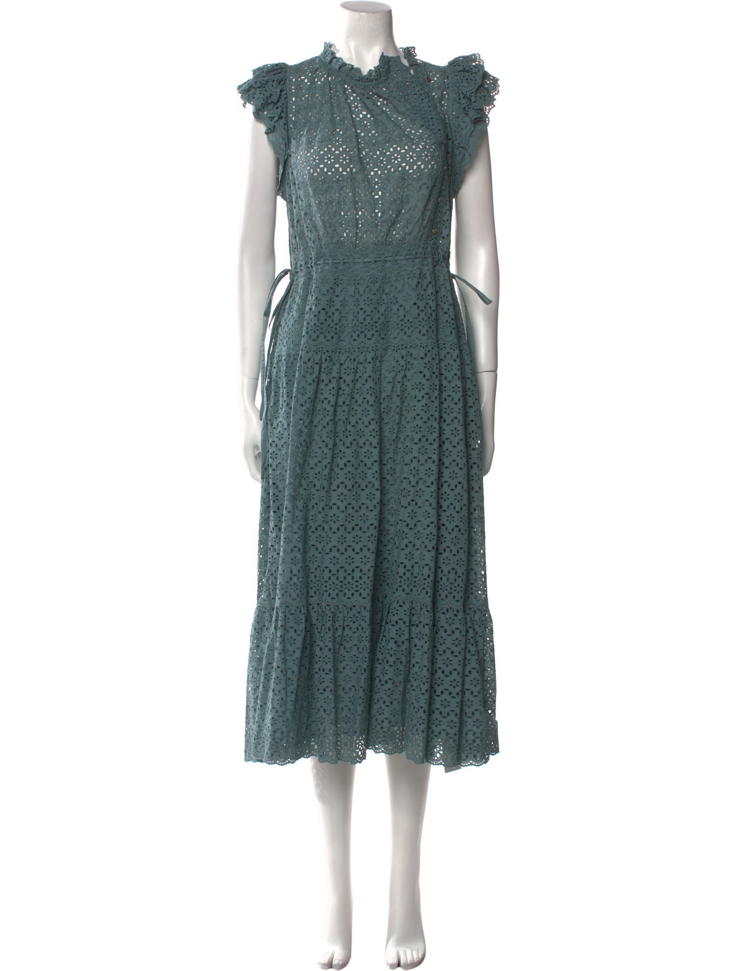 Ulla Johnson Mock Neck Long Dress