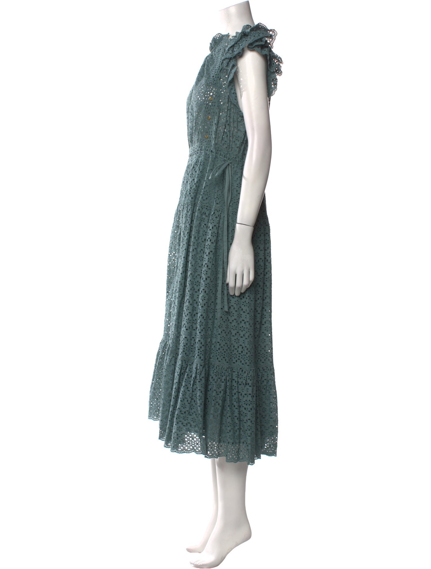 Ulla Johnson Mock Neck Long Dress