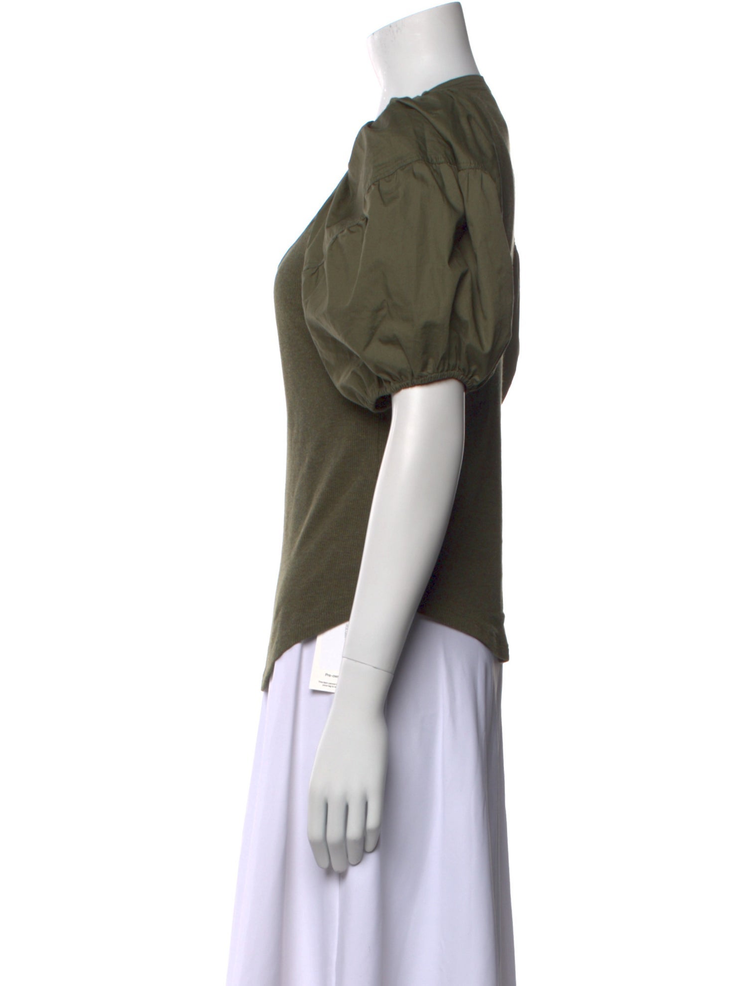 Ulla Johnson Scoop Neck Short Sleeve T-Shirt