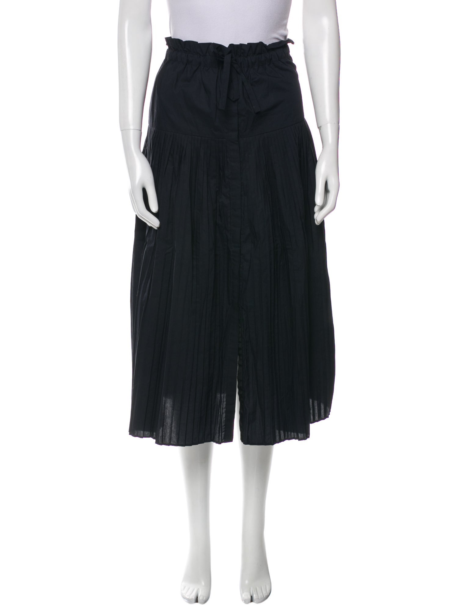Ulla Johnson Pleated Accents Midi Length Skirt