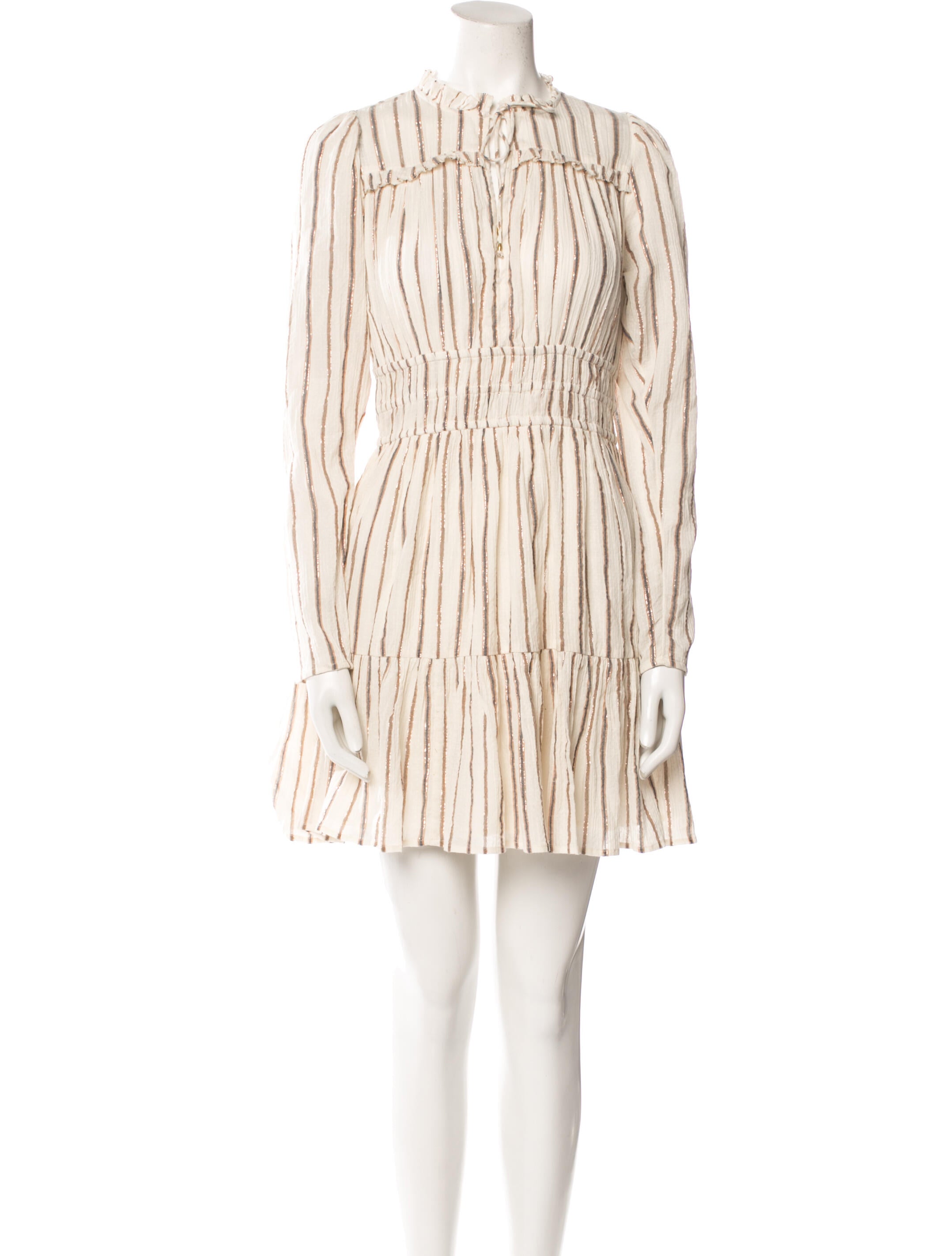 Ulla Johnson Striped Mini Dress