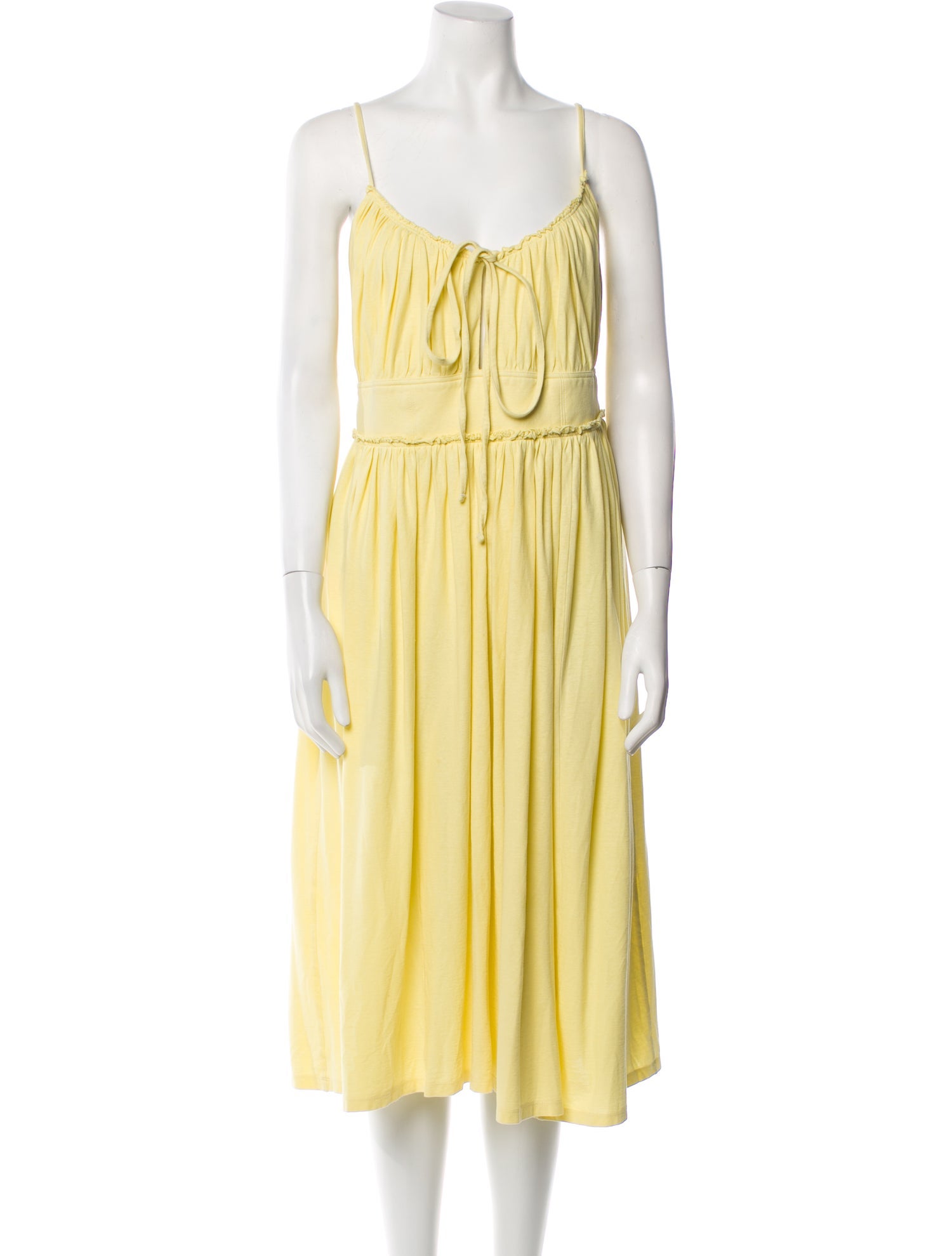 Ulla Johnson V-Neck Midi Length Dress