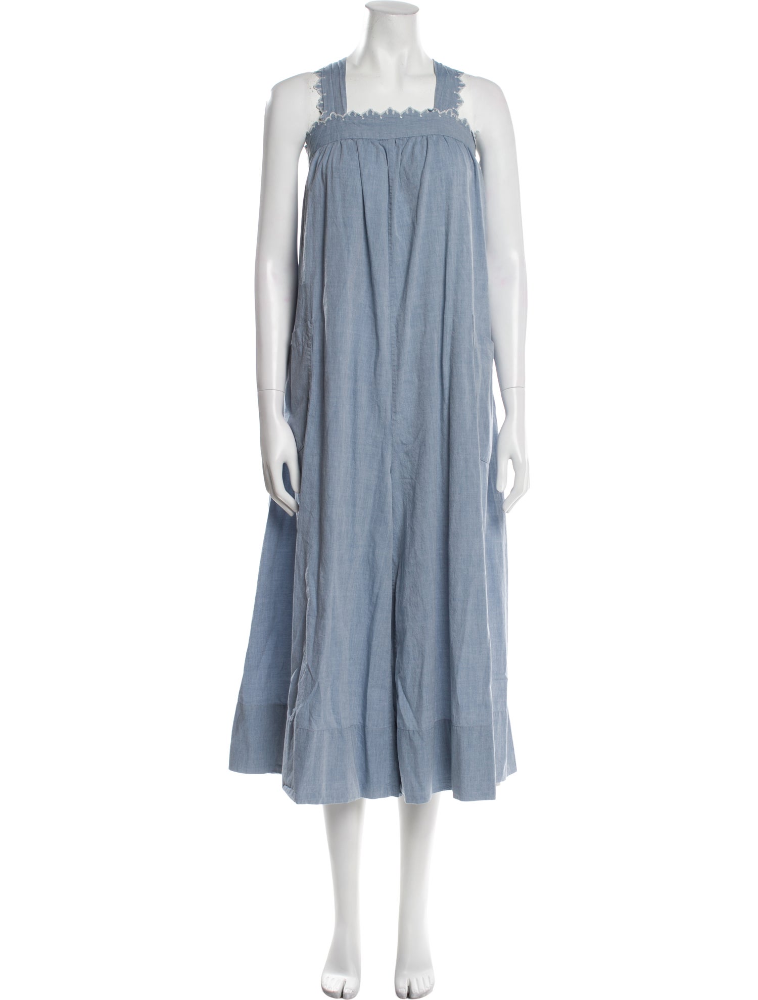 Ulla Johnson Square Neckline Jumpsuit