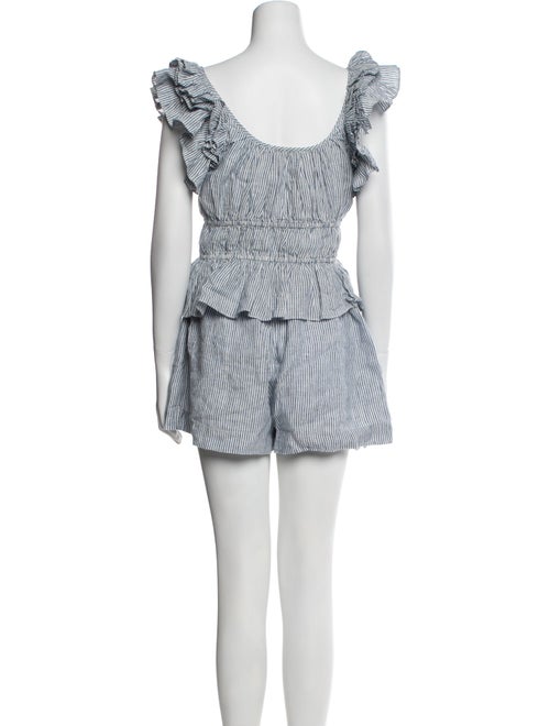 Ulla Johnson Linen Striped Short Set