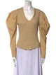 Ulla Johnson V-Neck Long Sleeve Top
