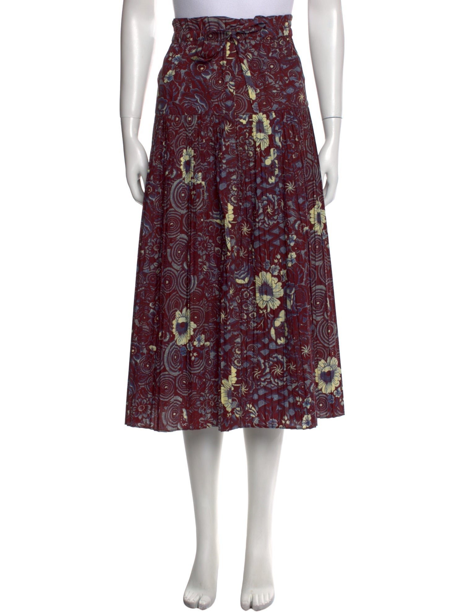 Ulla Johnson Floral Print Midi Length Skirt w/ Tags