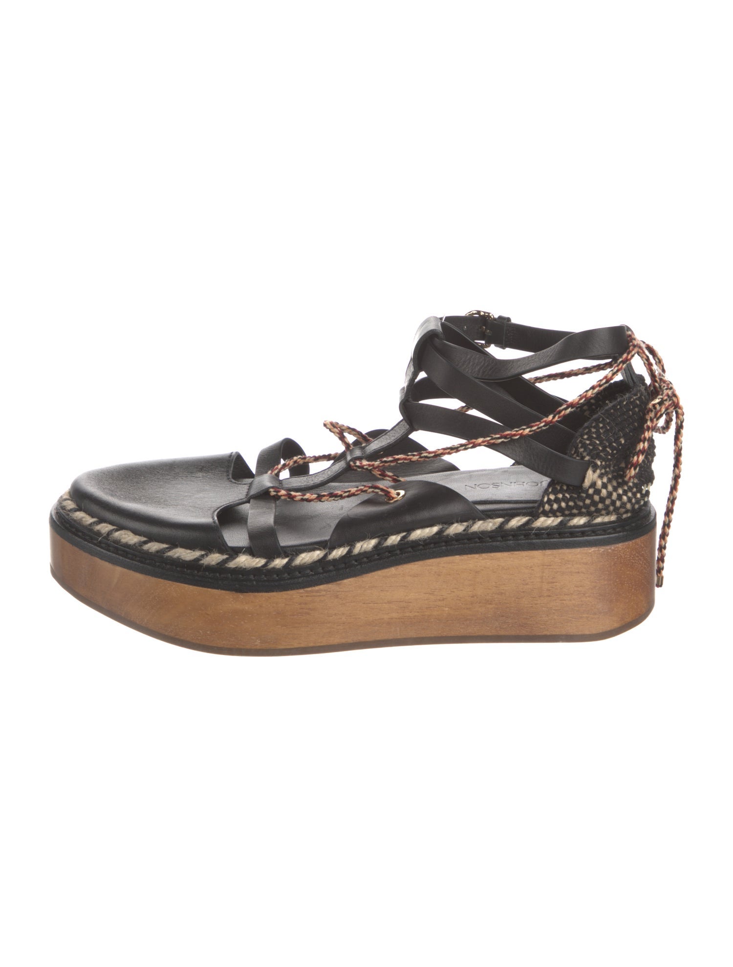 Ulla Johnson Suede Braided Accents Espadrilles
