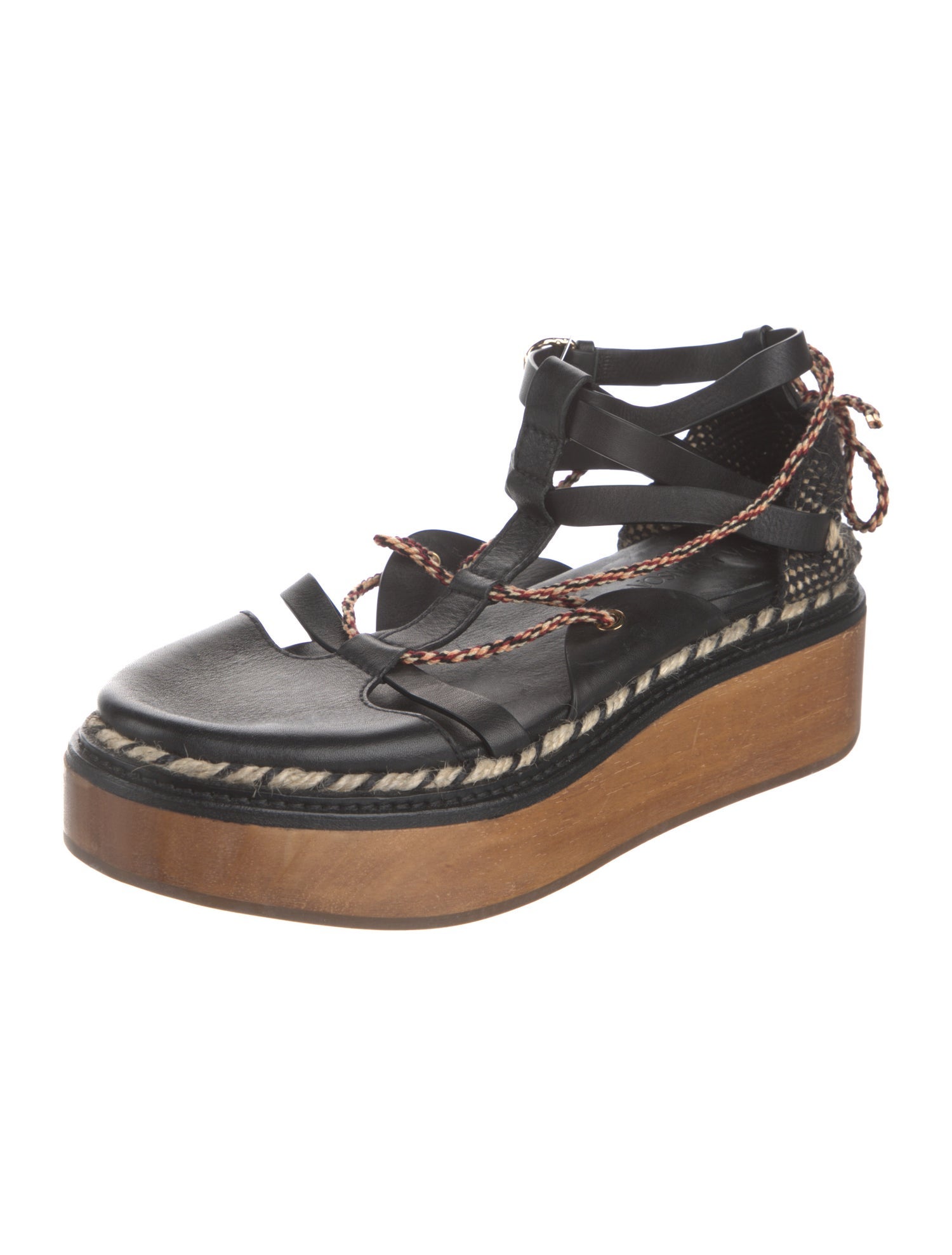 Ulla Johnson Suede Braided Accents Espadrilles