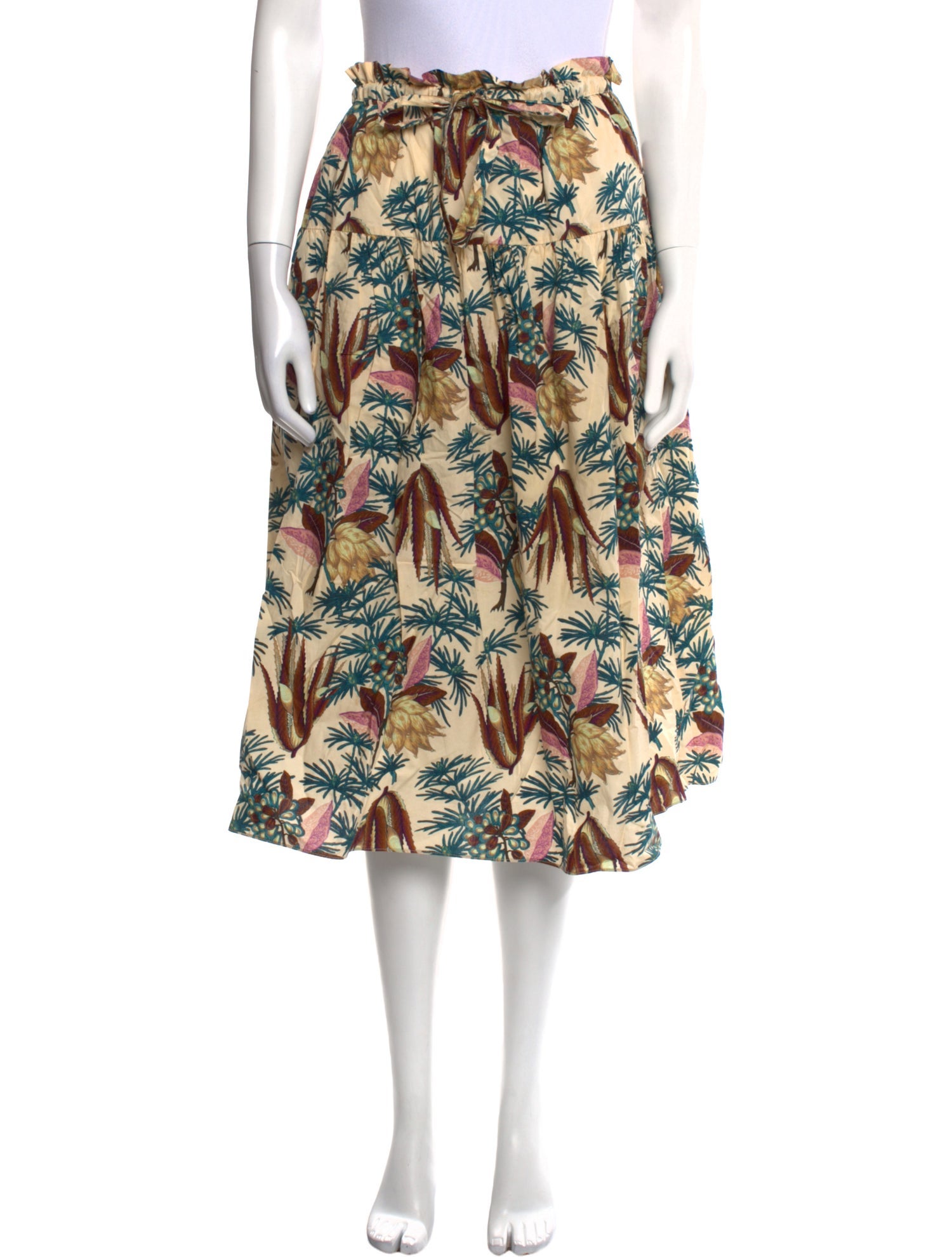 Ulla Johnson Printed Midi Length Skirt