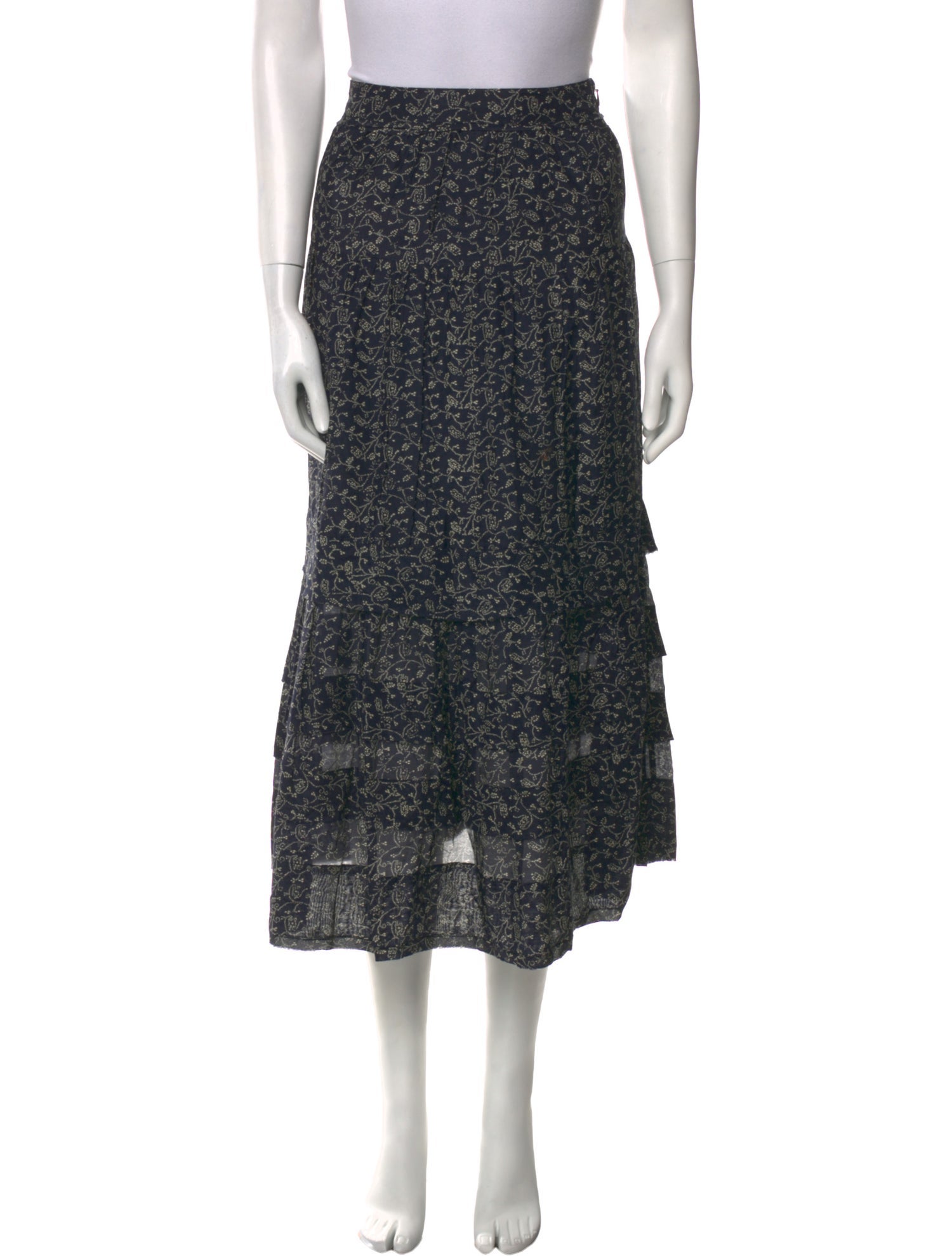 Ulla Johnson Printed Midi Length Skirt