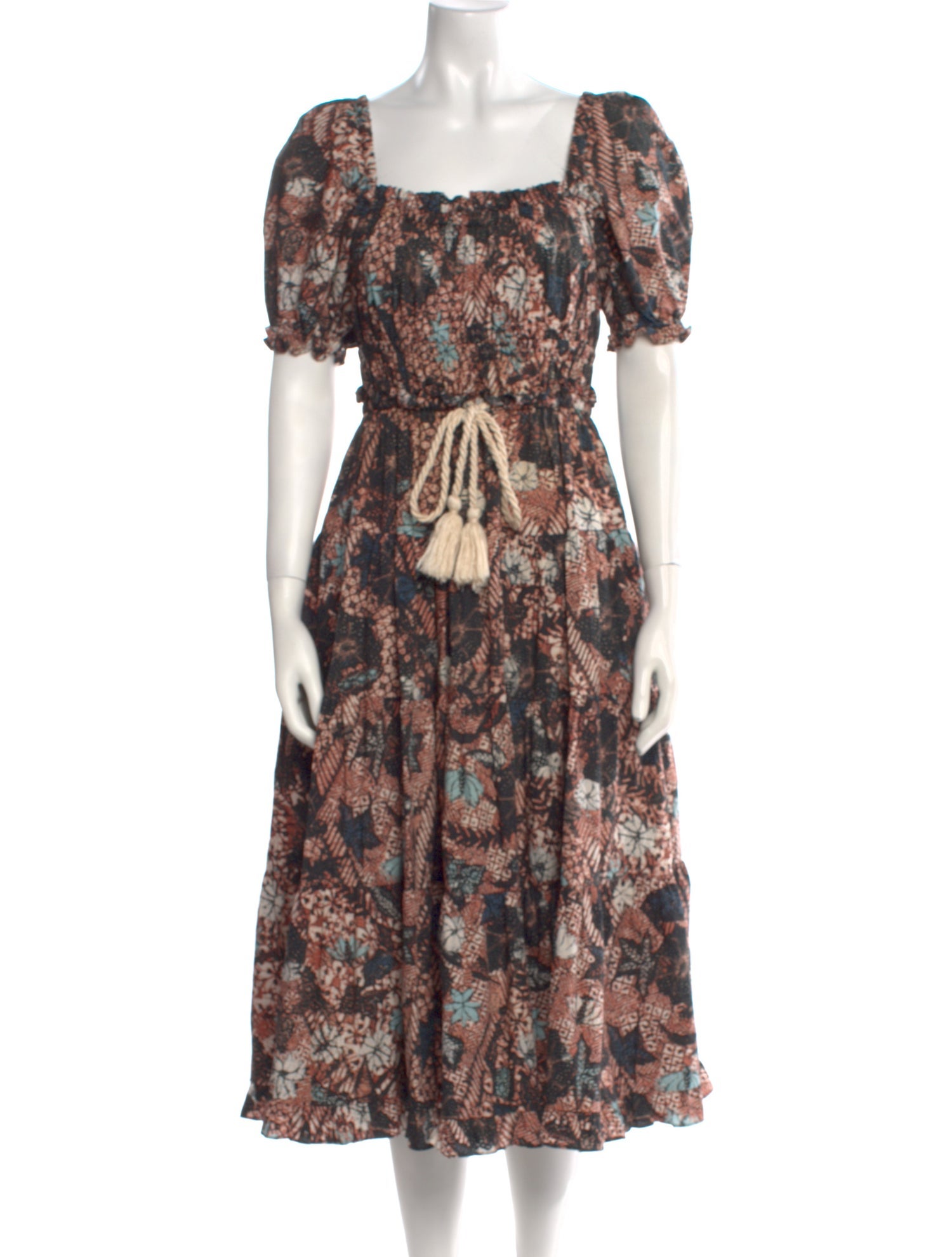 Ulla Johnson Floral Print Long Dress