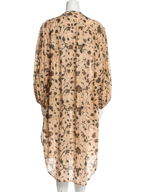 Ulla Johnson Floral Print Midi Length Dress