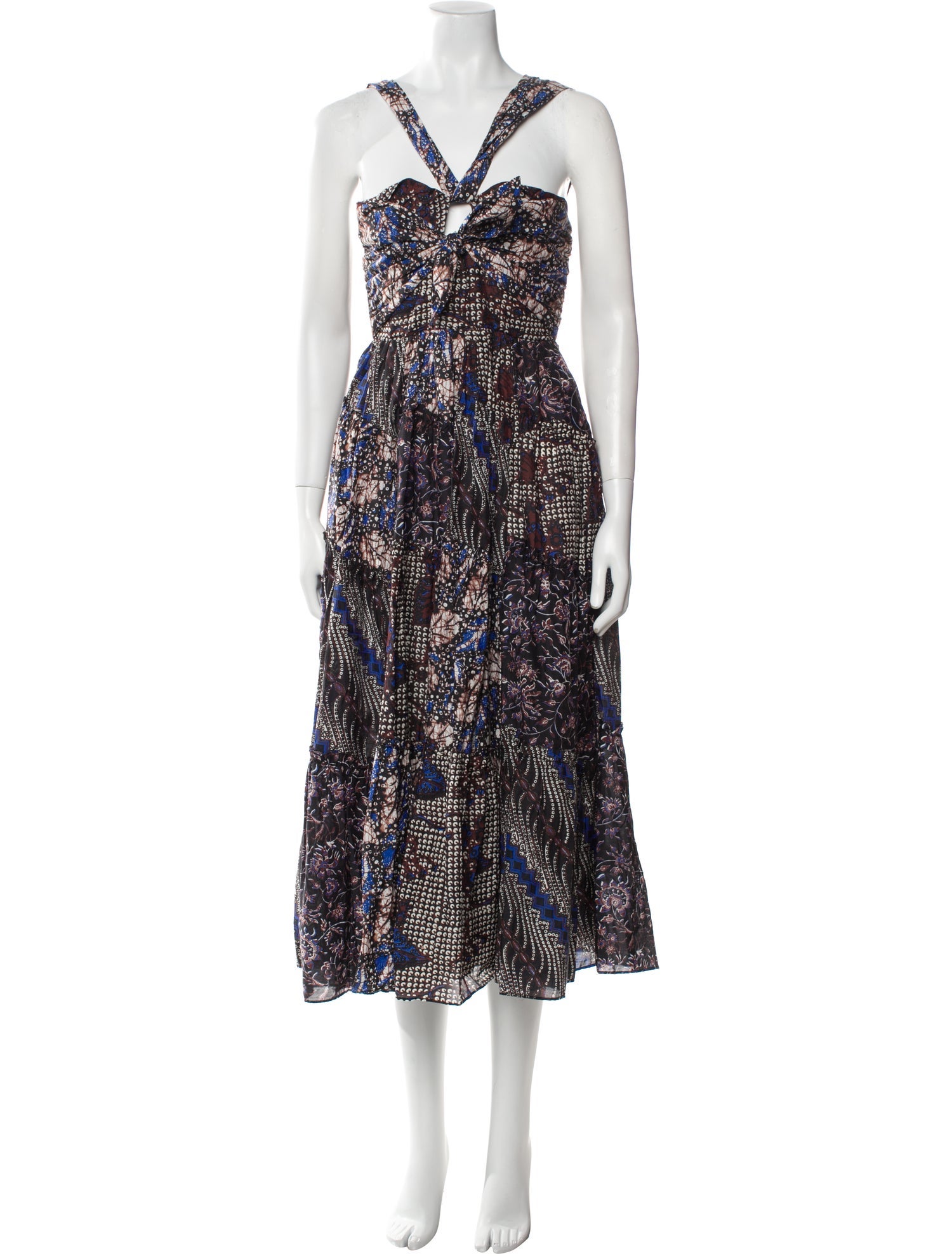 Ulla Johnson Printed Midi Length Dress