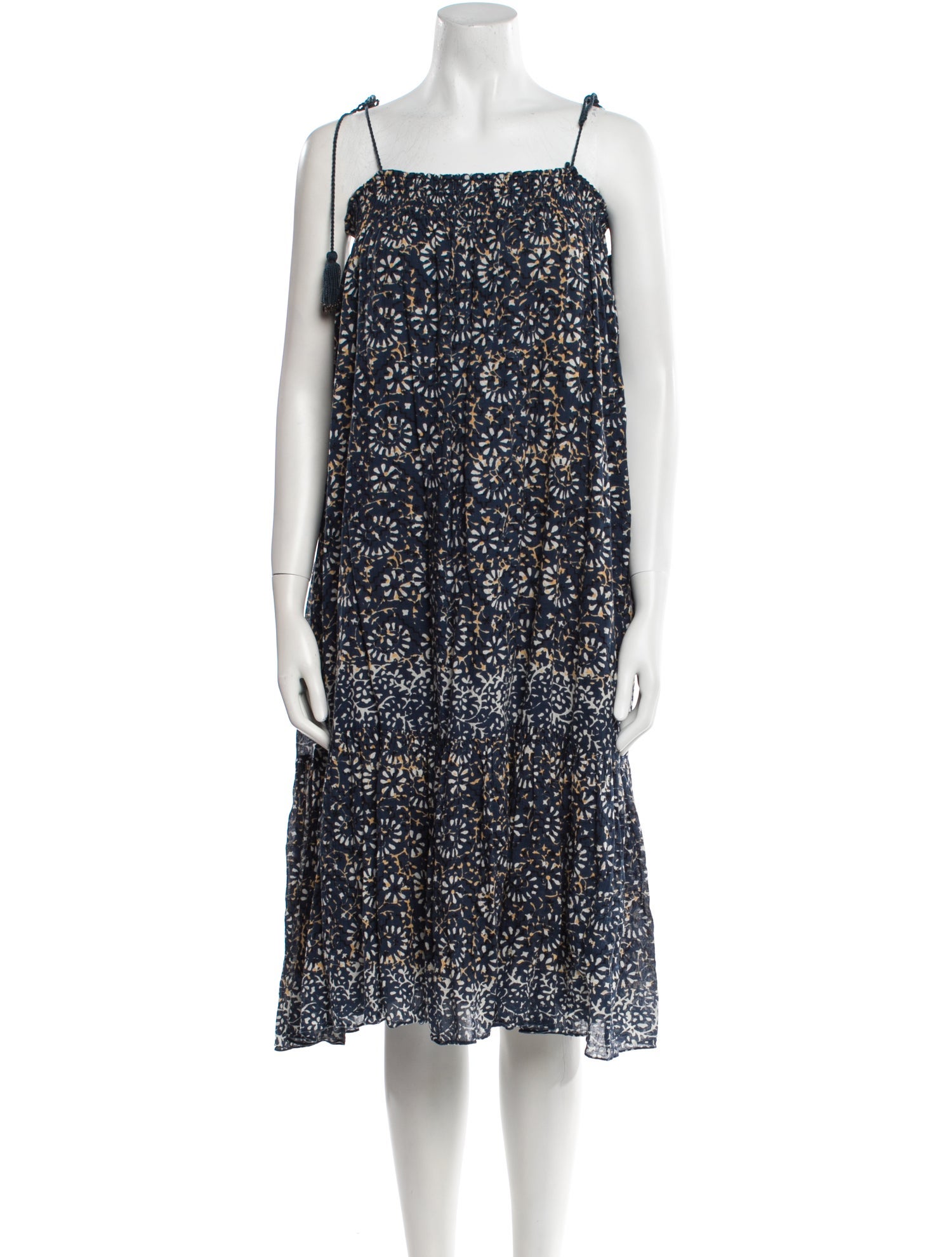 Ulla Johnson Floral Print Knee-Length Dress