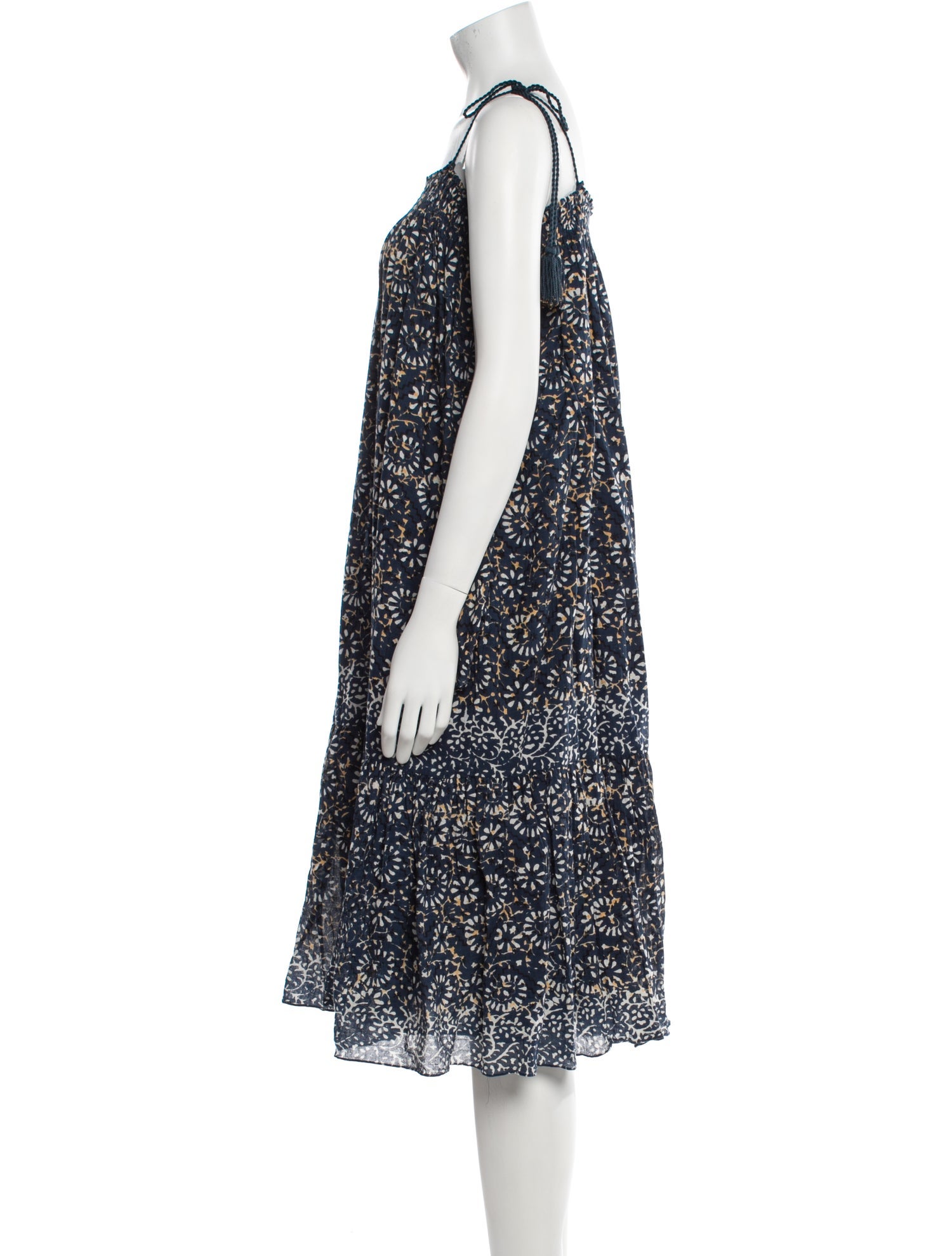 Ulla Johnson Floral Print Knee-Length Dress