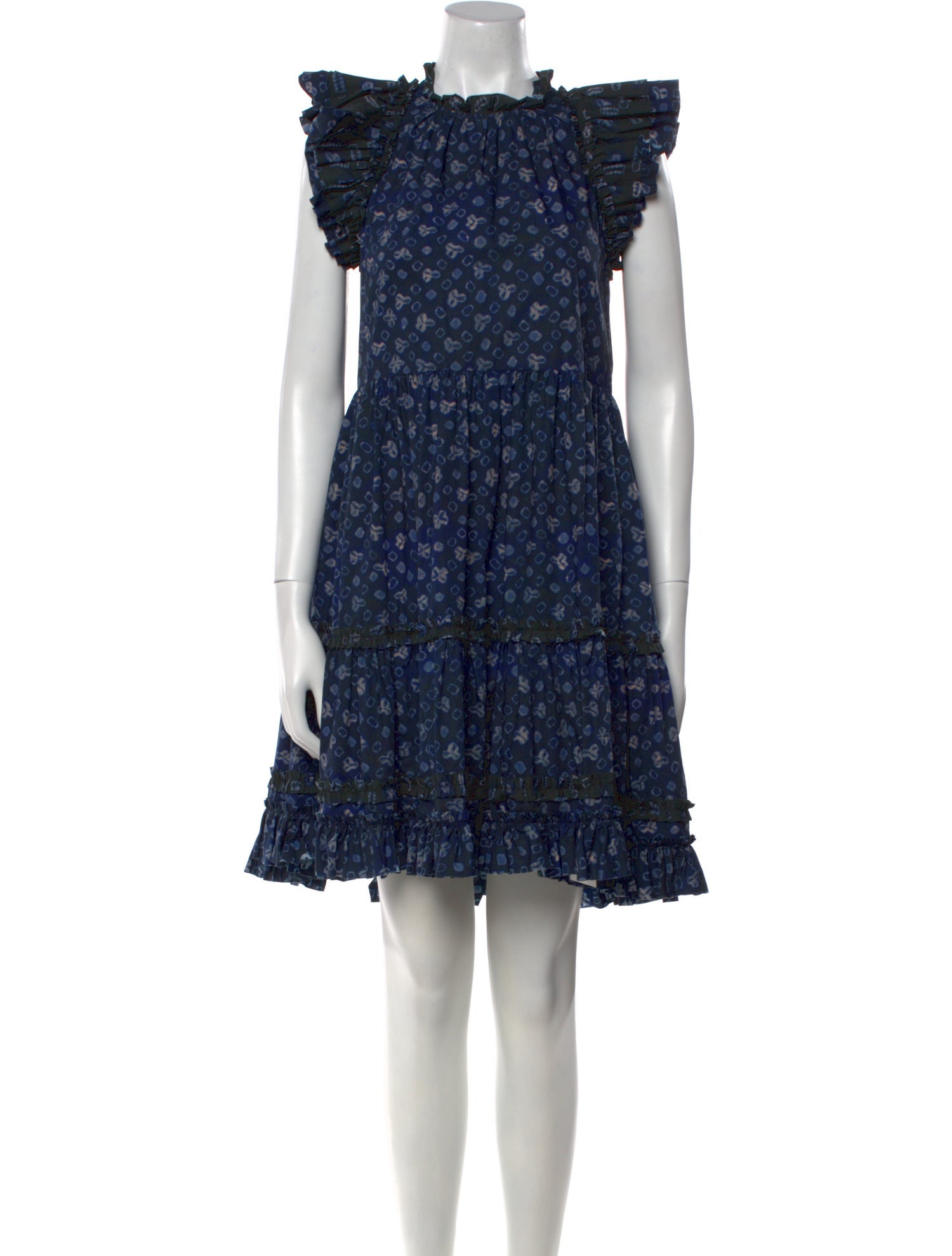 Ulla Johnson Floral Print Knee-Length Dress