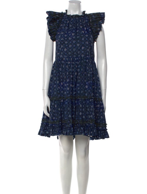Ulla Johnson Floral Print Knee-Length Dress