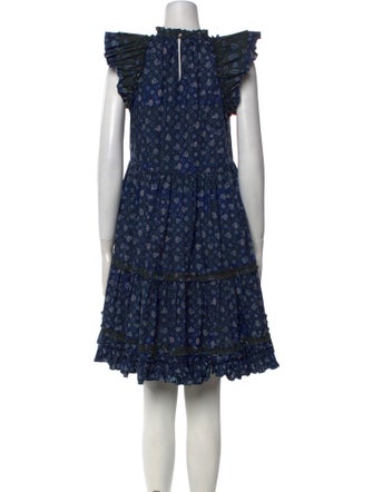 Ulla Johnson Floral Print Knee-Length Dress