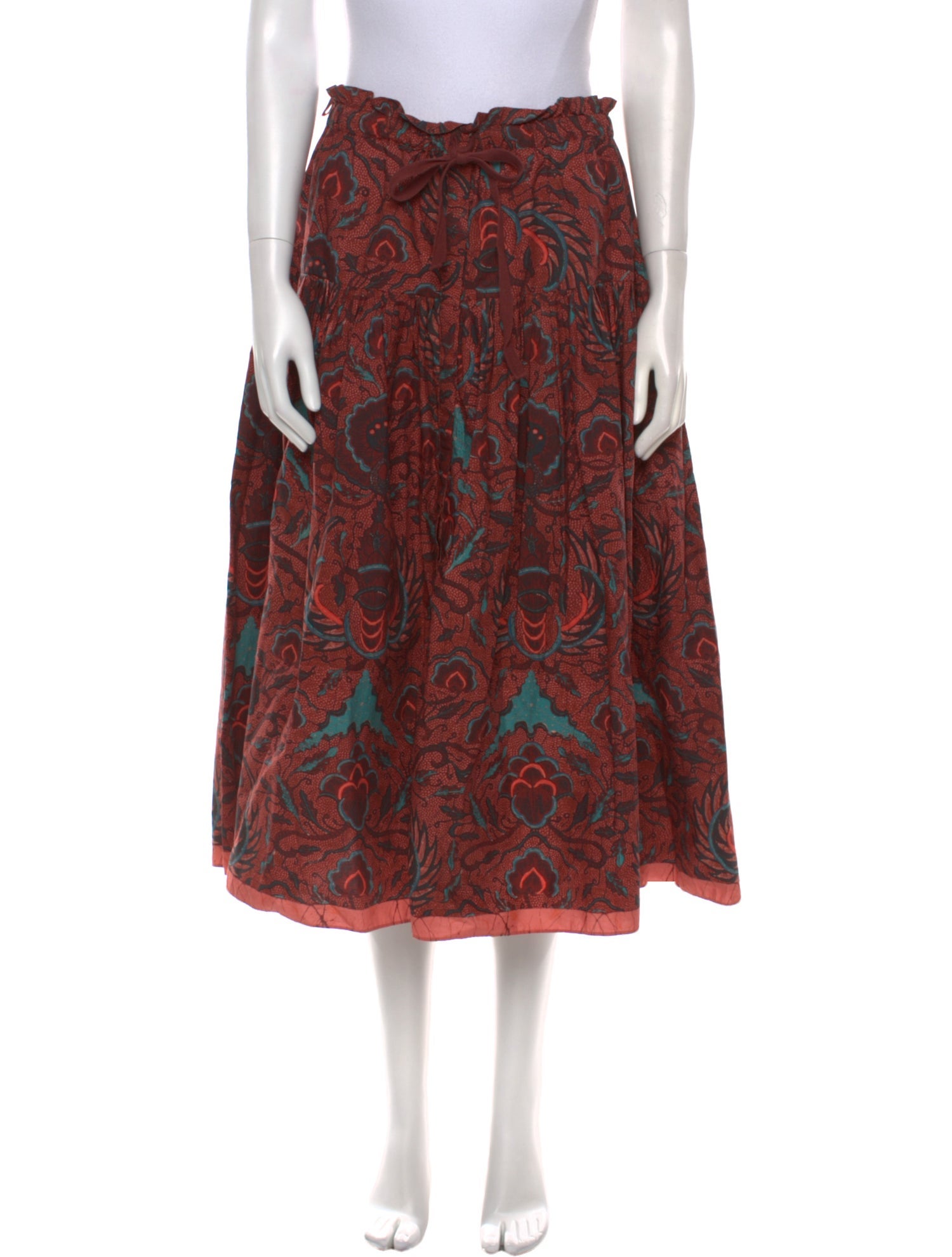 Ulla Johnson Printed Midi Length Skirt