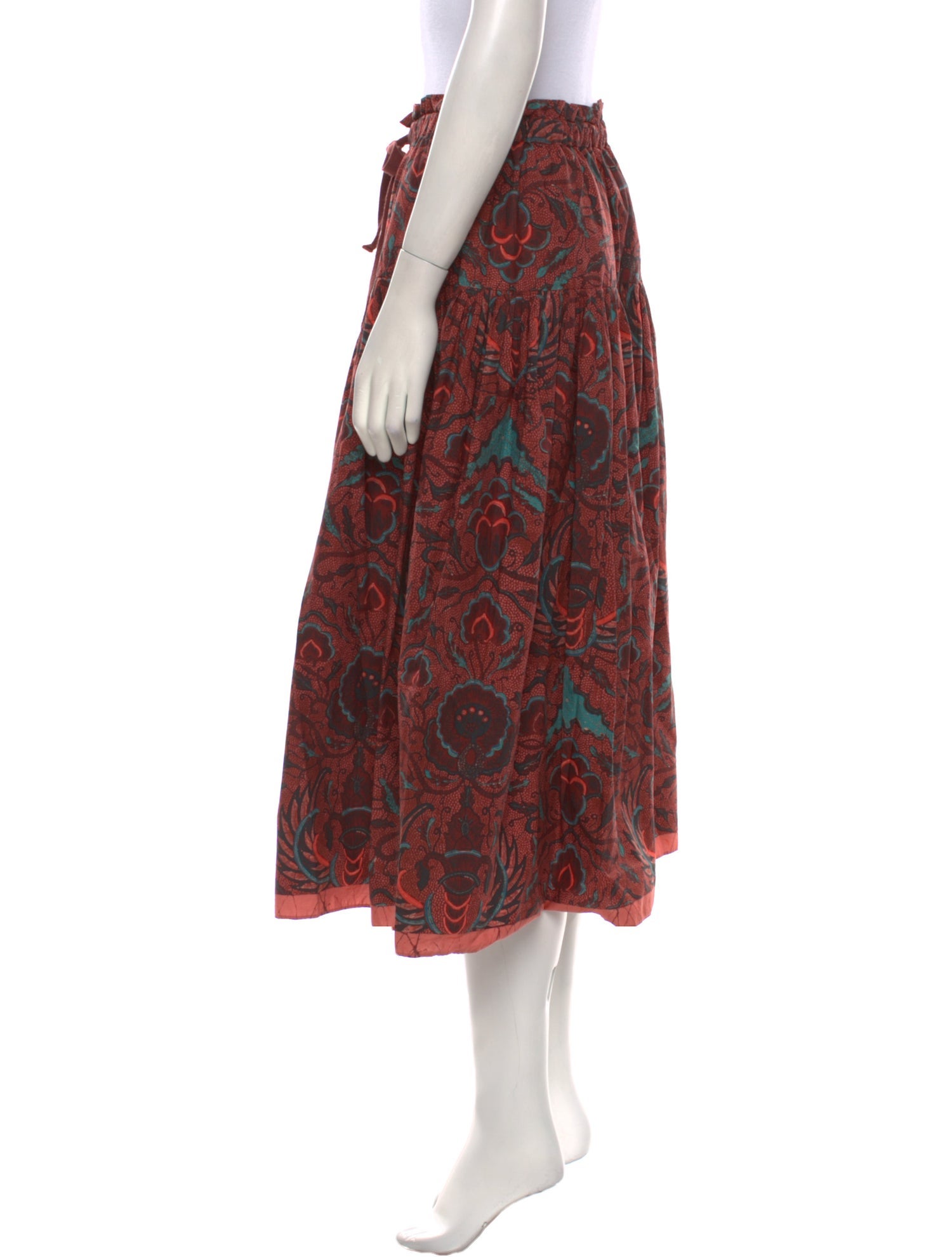 Ulla Johnson Printed Midi Length Skirt