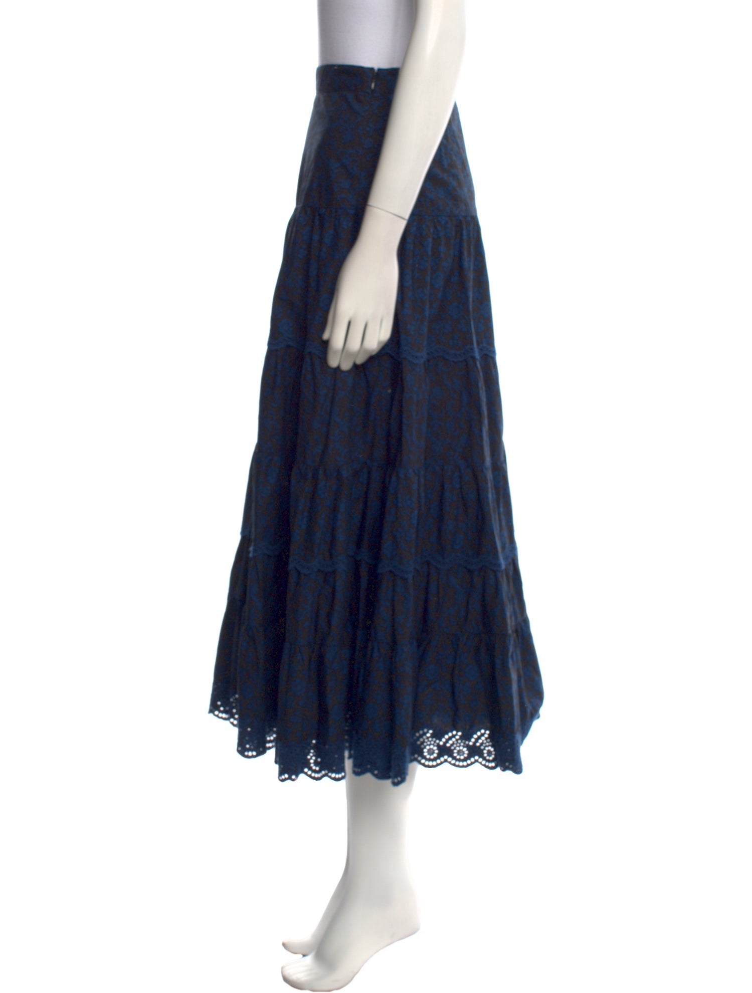 Ulla Johnson Printed Midi Length Skirt