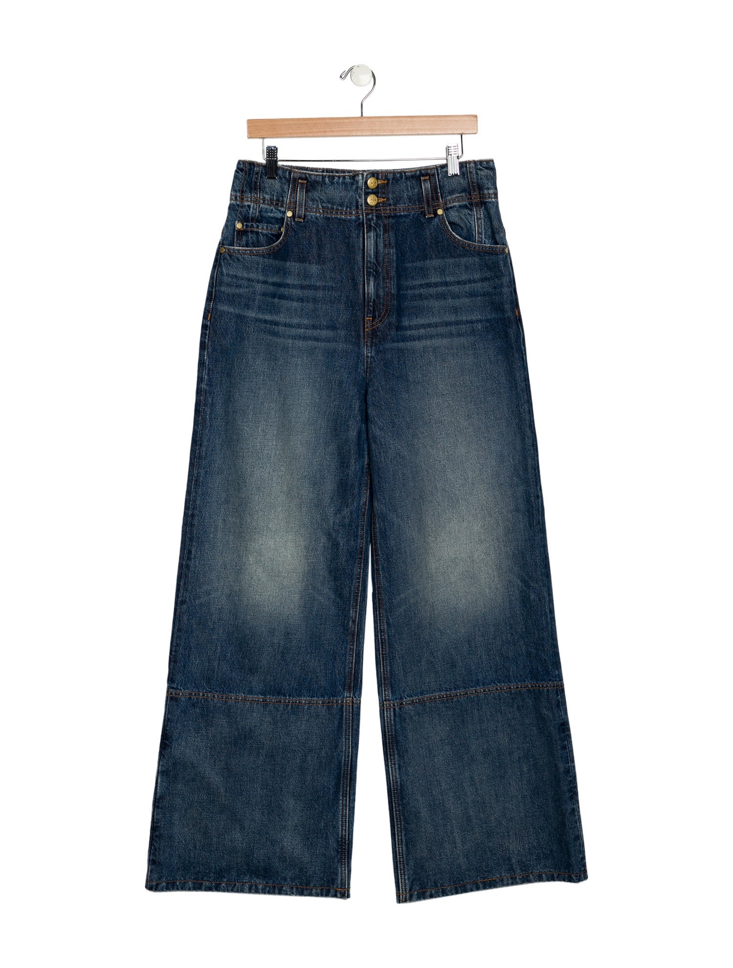 Ulla Johnson High-Rise Wide Leg Jeans