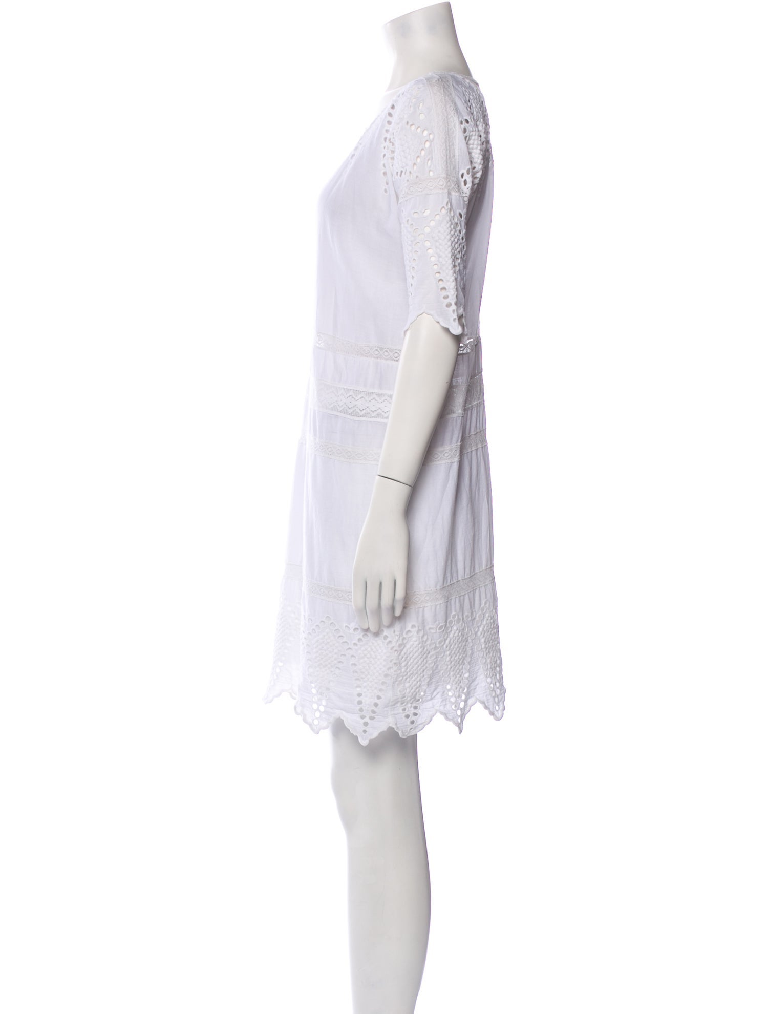 Ulla Johnson V-Neck Mini Dress