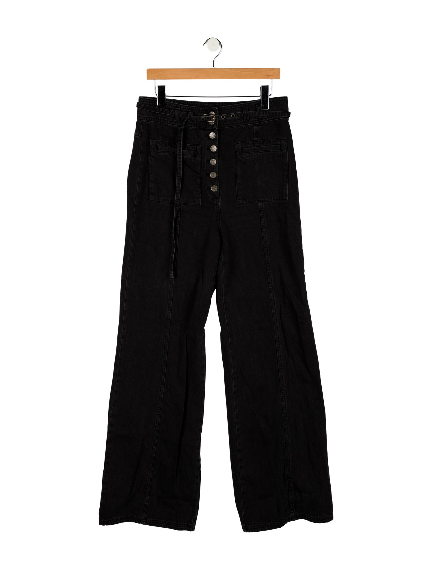 Ulla Johnson High-Rise Wide Leg Jeans