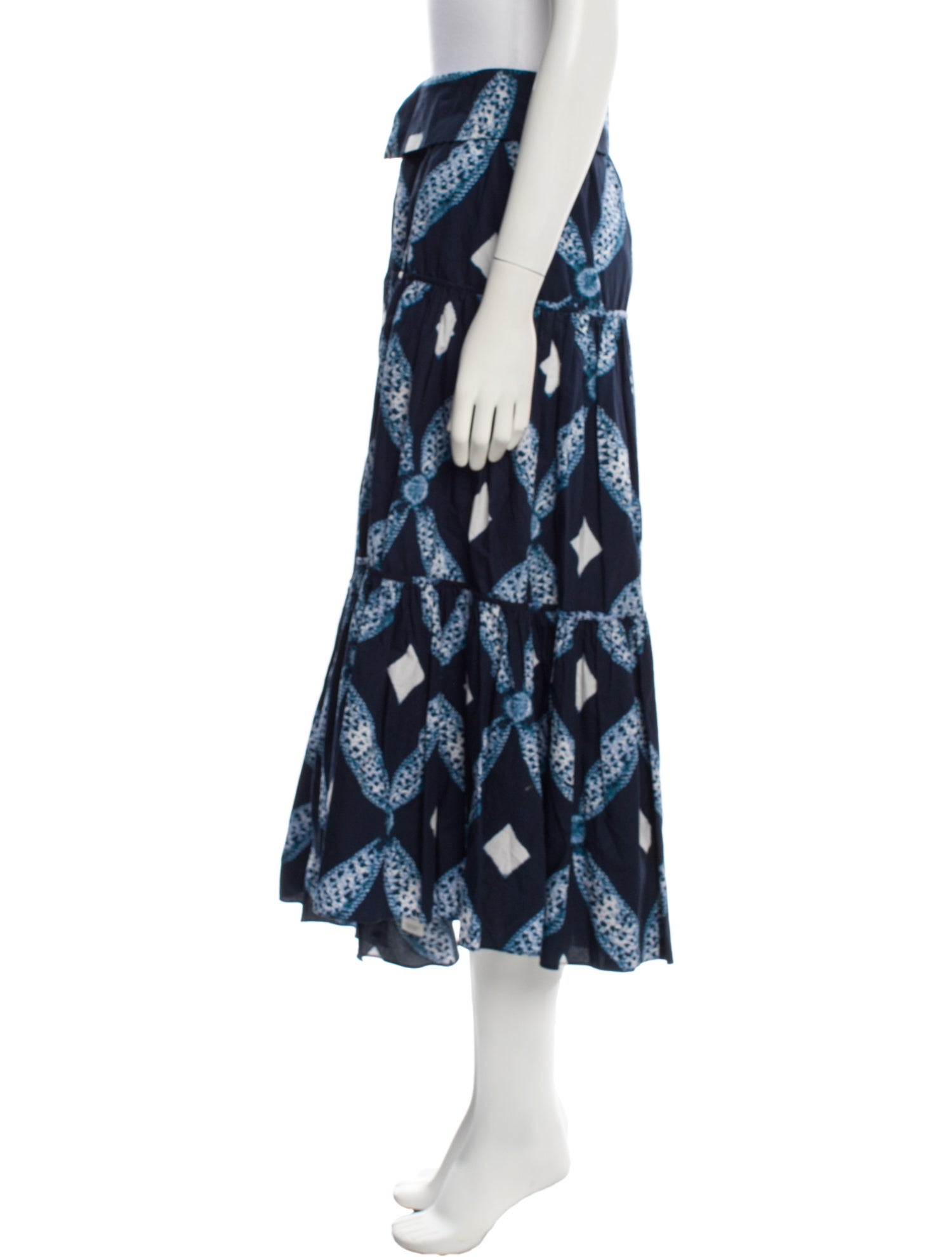 Ulla Johnson Printed Midi Length Skirt