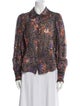 Ulla Johnson Floral Print Long Sleeve Button-Up Top