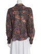 Ulla Johnson Floral Print Long Sleeve Button-Up Top