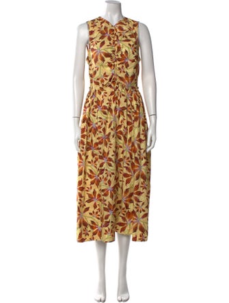 Ulla Johnson Printed Long Dress