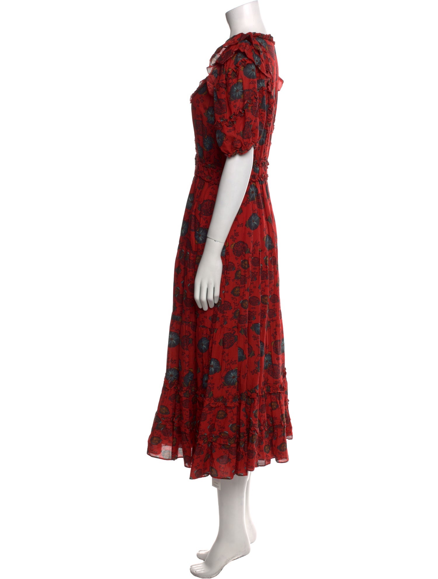 Ulla Johnson Floral Print Long Dress