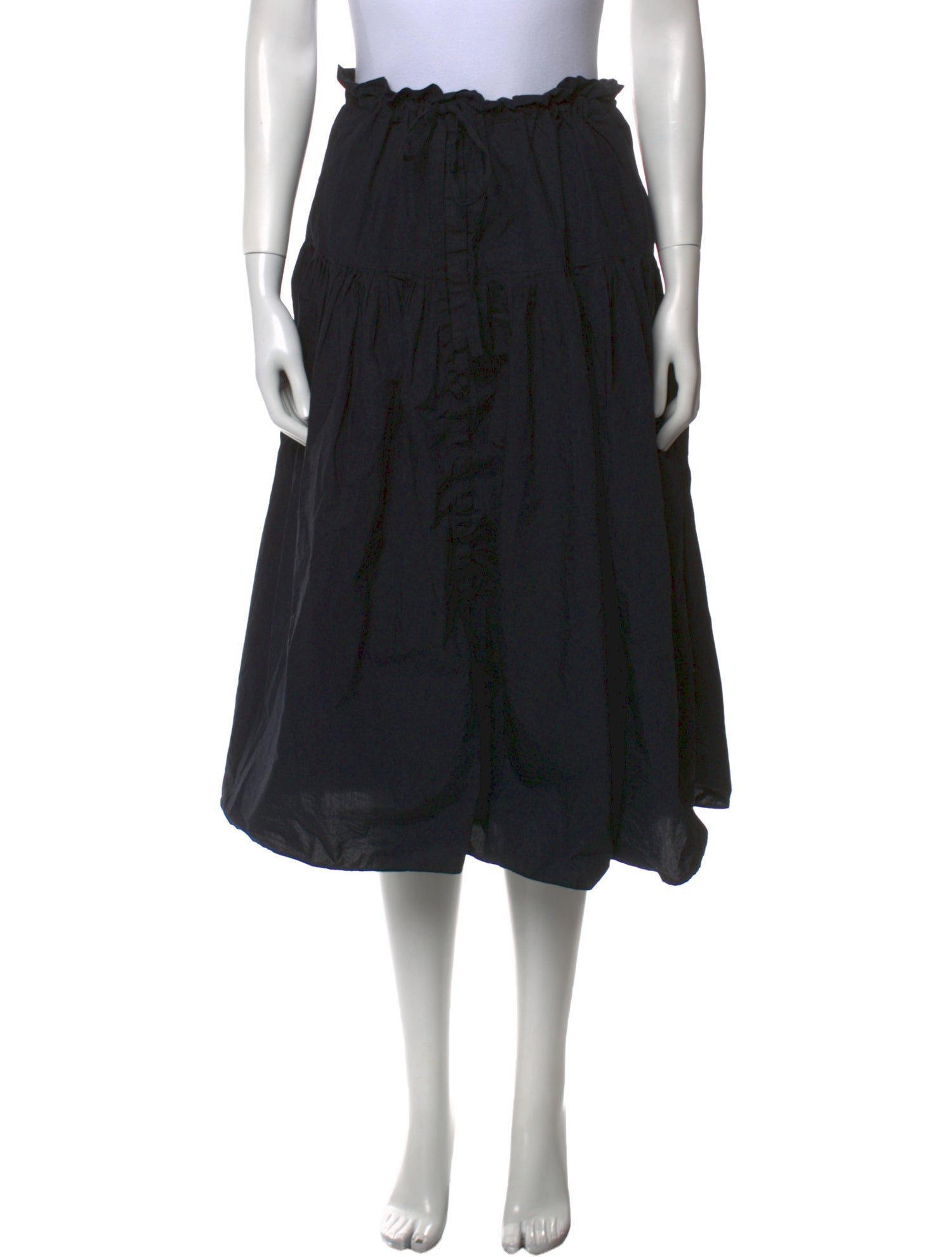 Ulla Johnson Ruffle Embellishment Midi Length Skirt