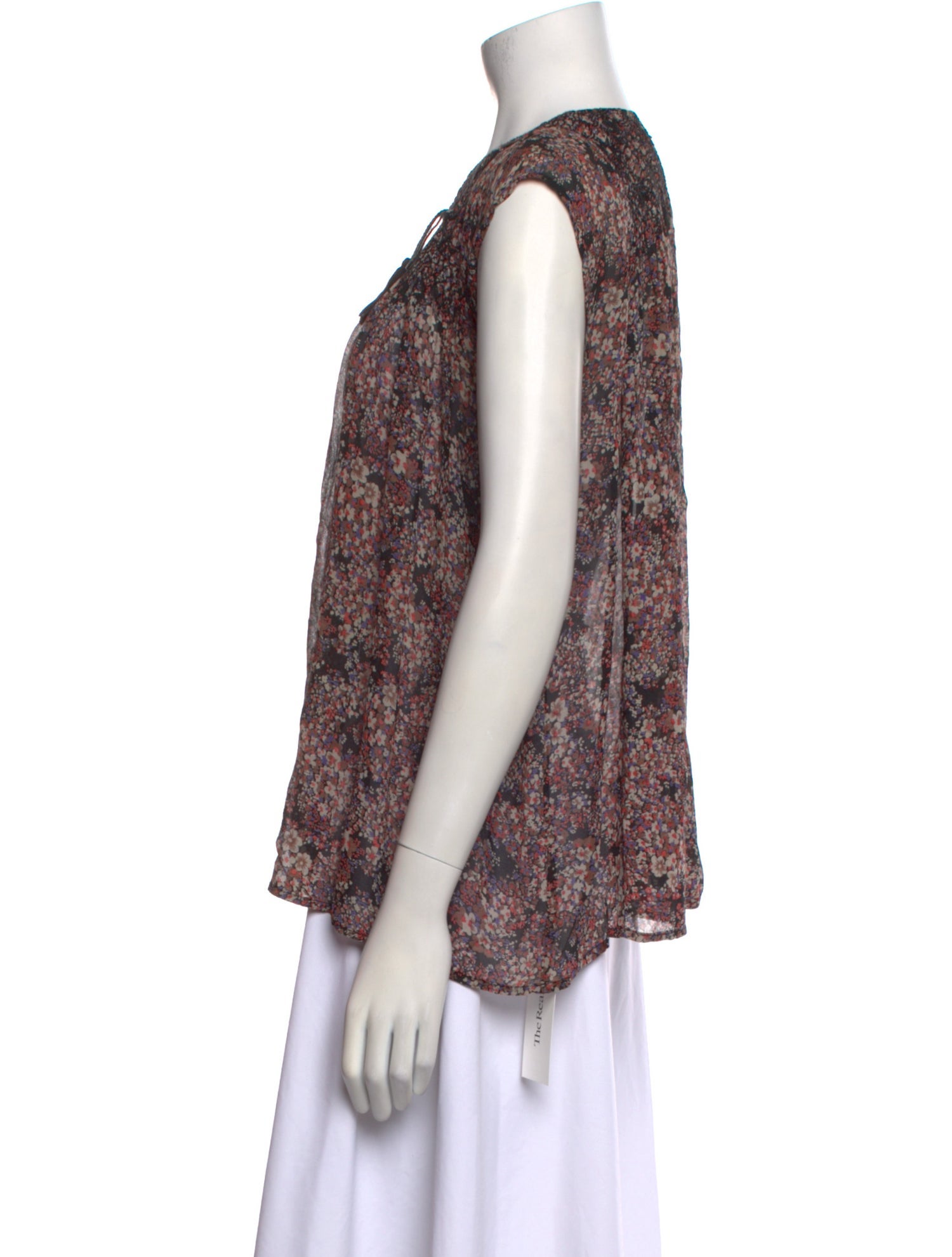 Ulla Johnson Silk Floral Print Blouse