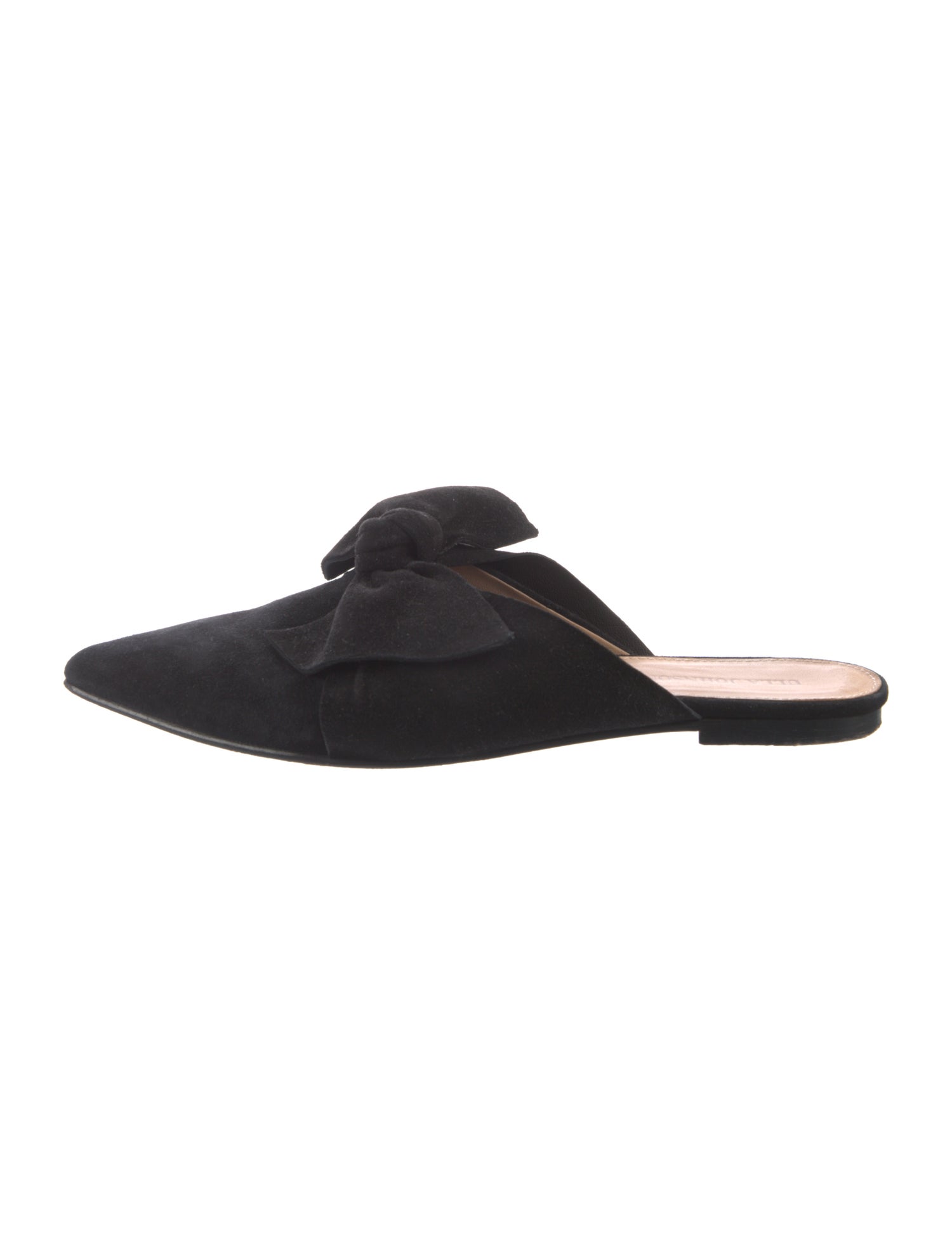 Ulla Johnson Suede Bow Accents Mules