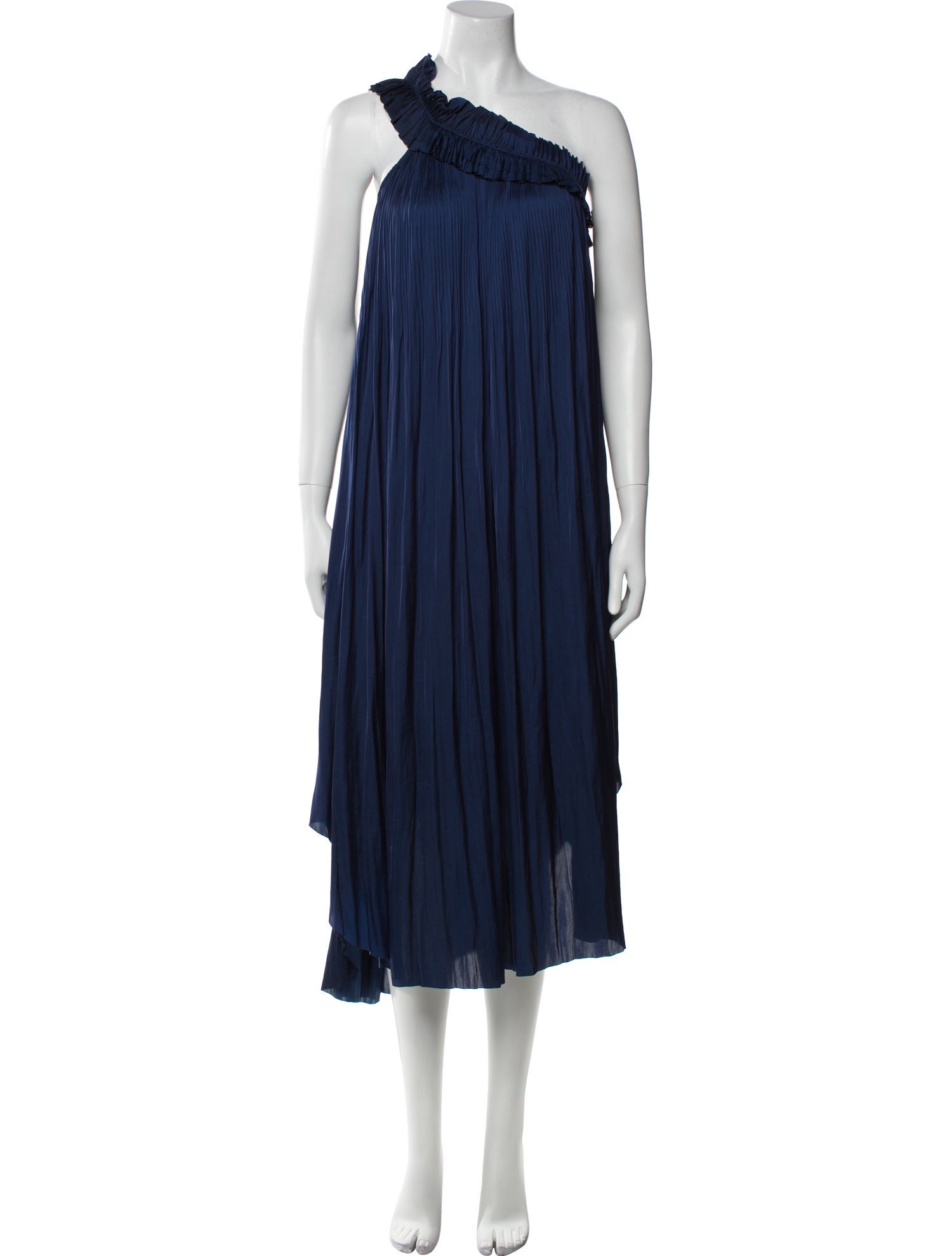 Ulla Johnson One-Shoulder Midi Length Dress