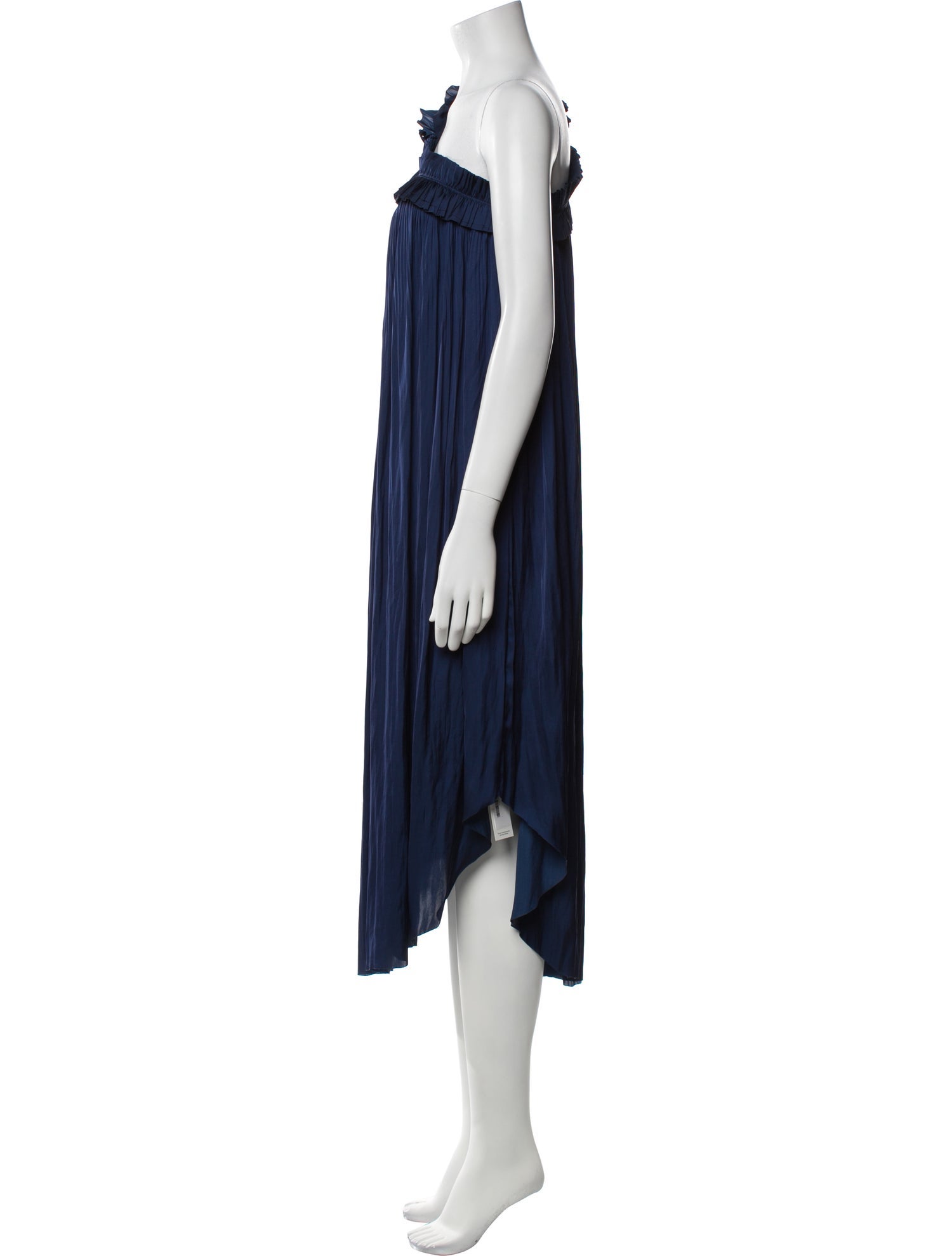 Ulla Johnson One-Shoulder Midi Length Dress