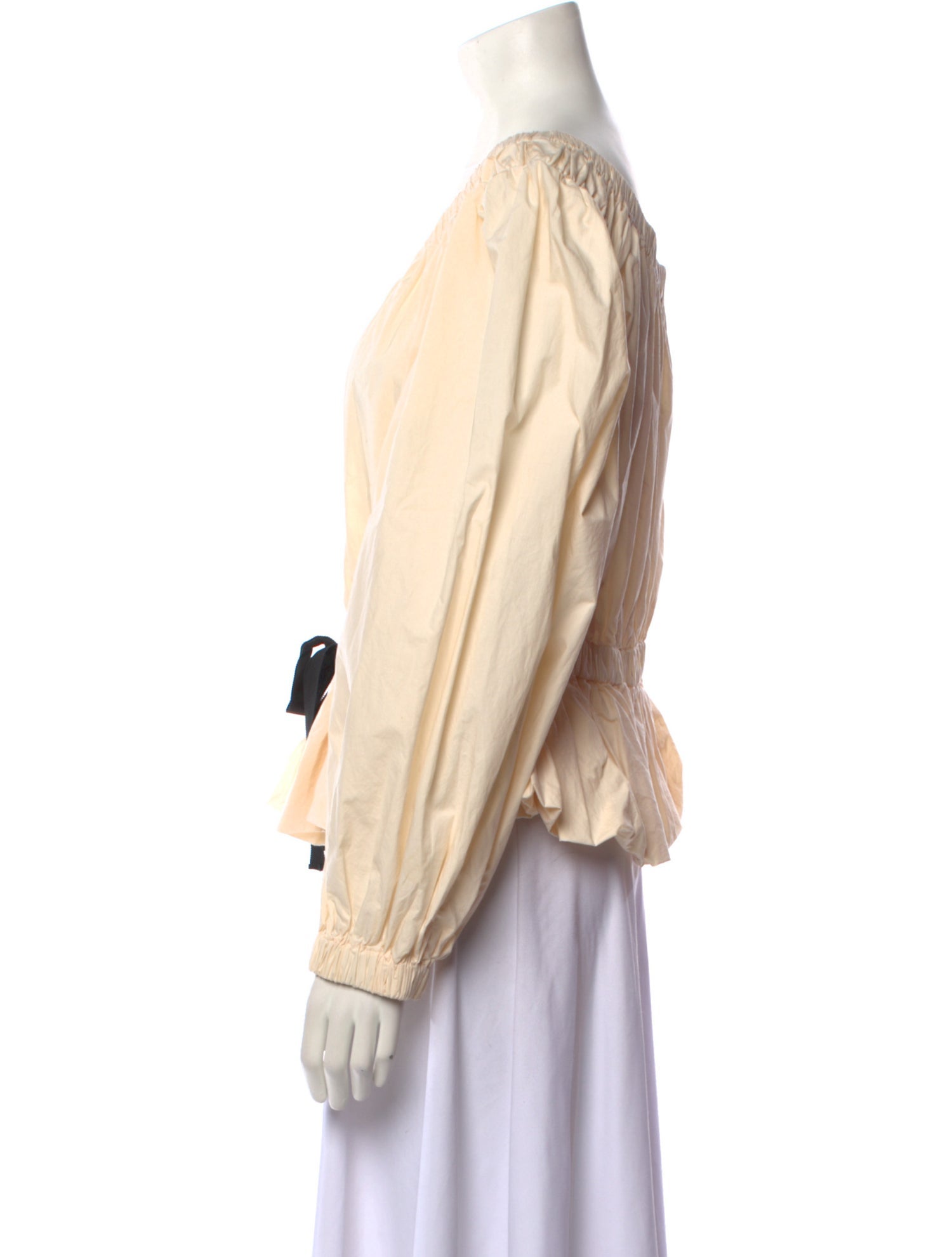 Ulla Johnson Scoop Neck Long Sleeve Blouse w/ Tags