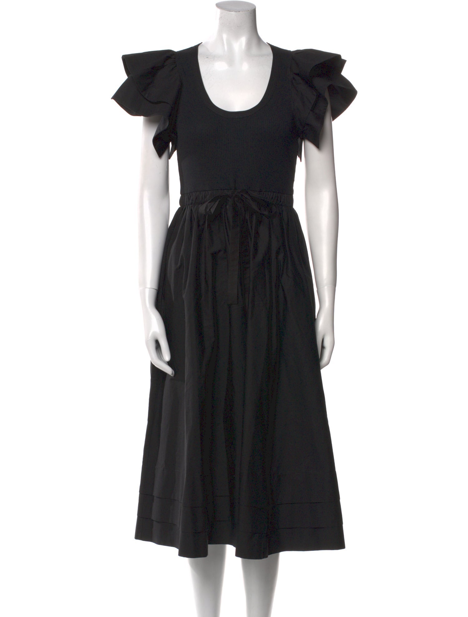 Ulla Johnson Scoop Neck Midi Length Dress w/ Tags